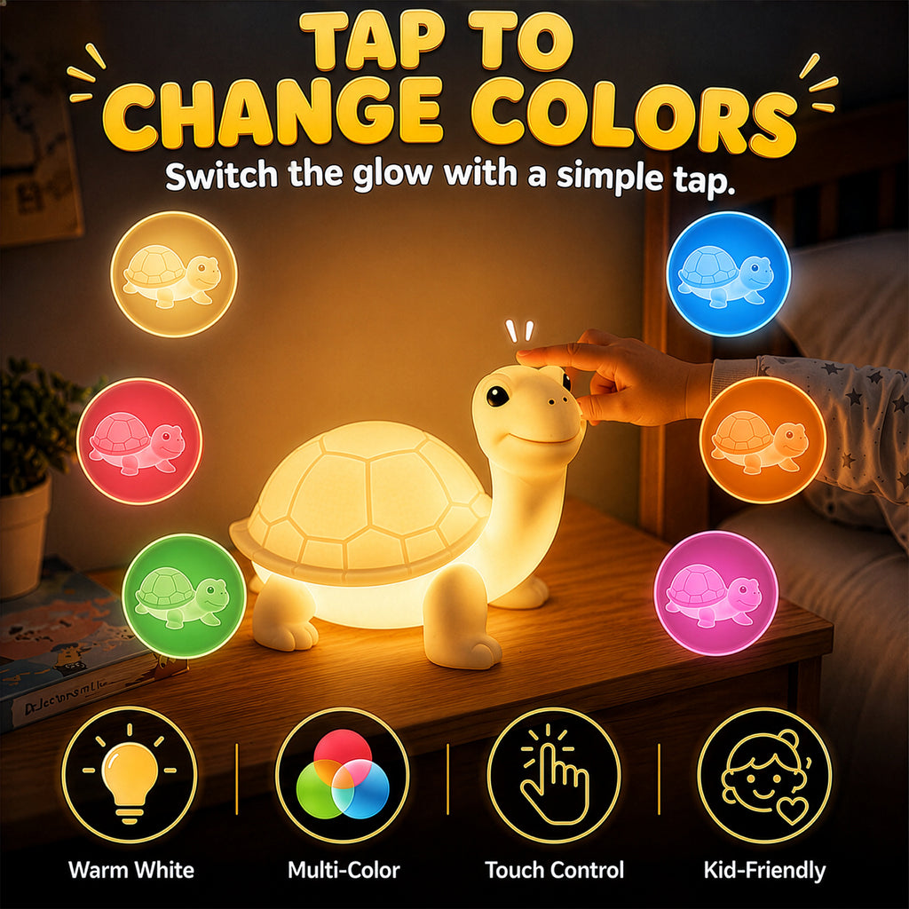 Squishy Turtle Lamp