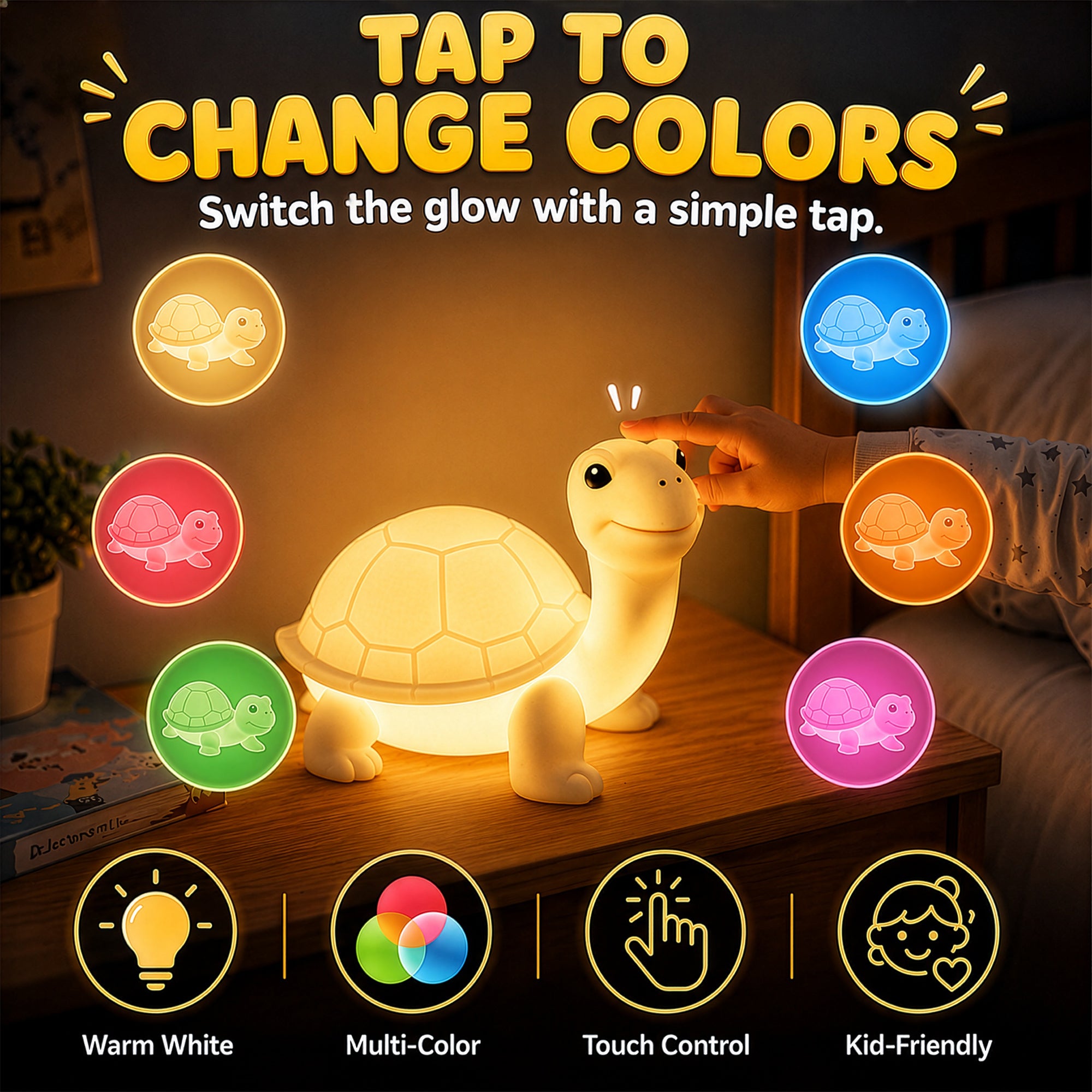 Squishy Turtle Lamp