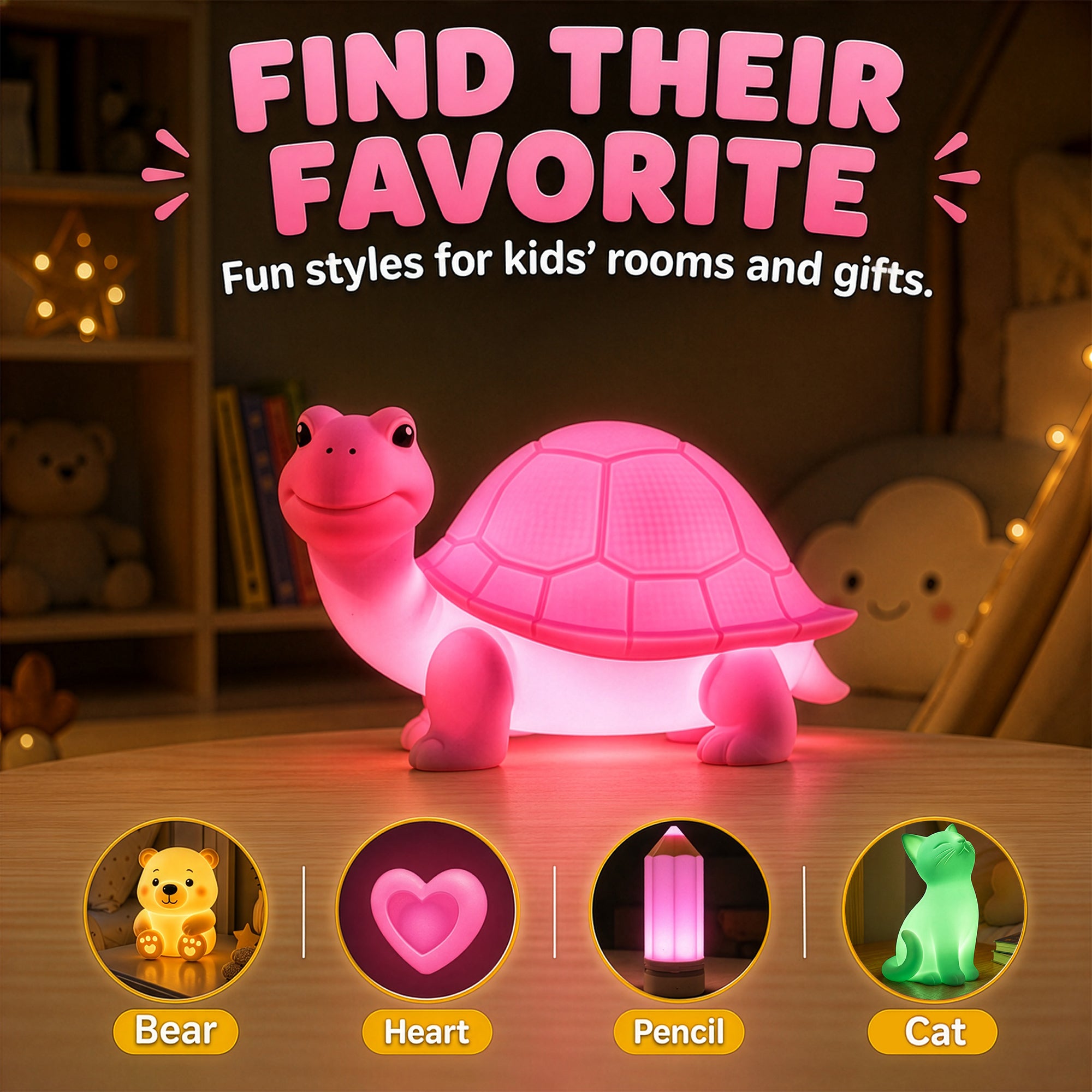 Squishy Turtle Lamp