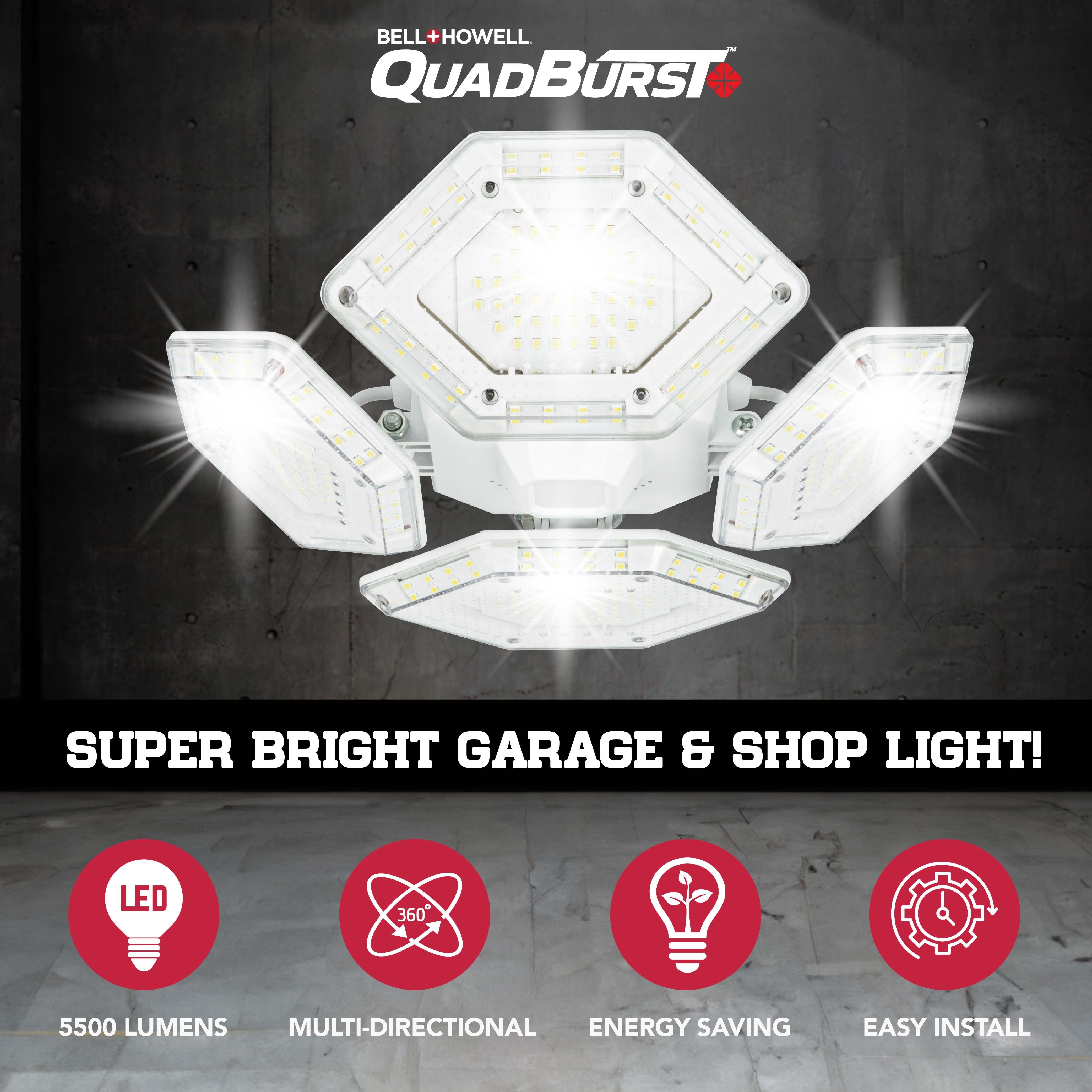 Quadburst Shoplight 5500 Lumens – Bell + Howell