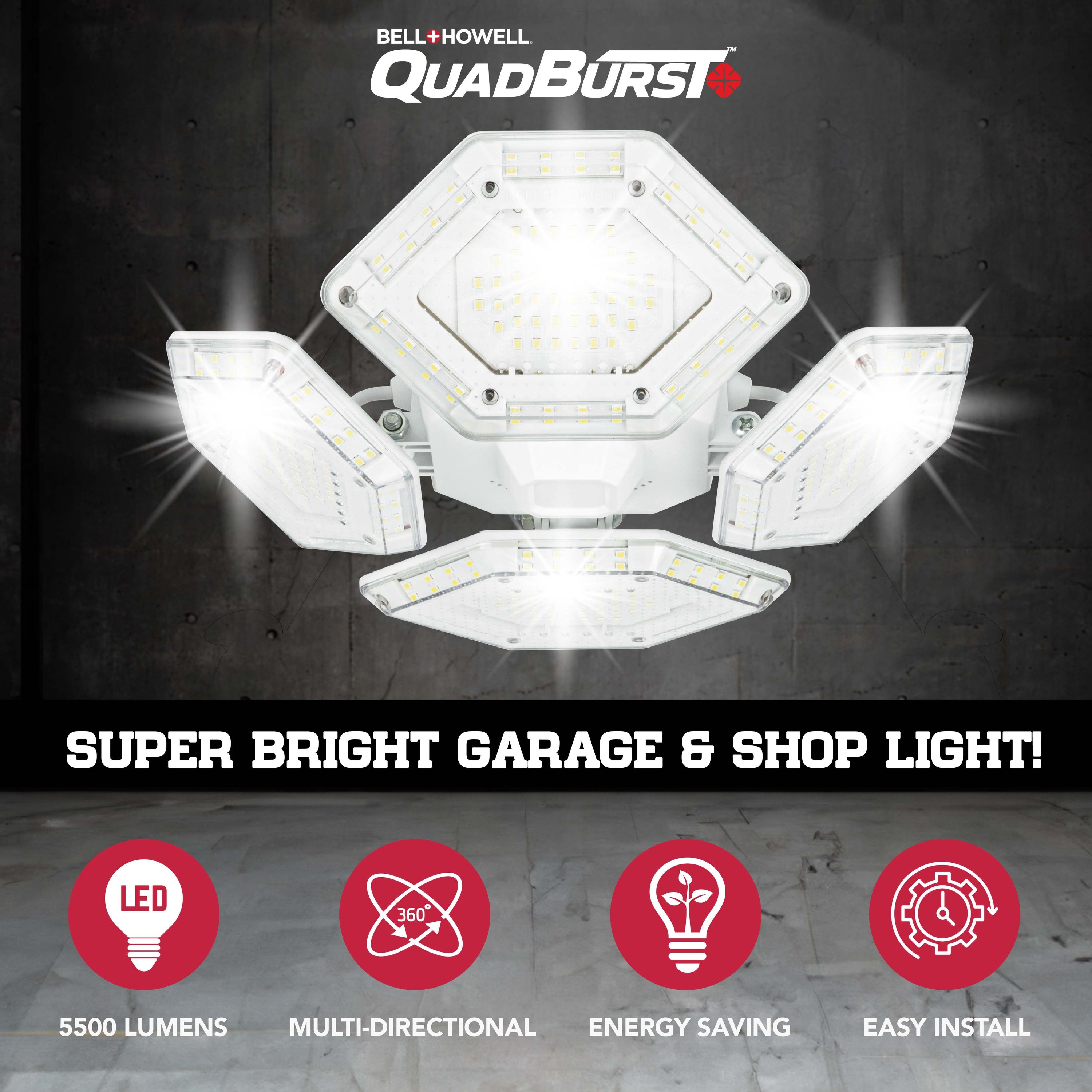Quadburst Shoplight 5500 Lumens