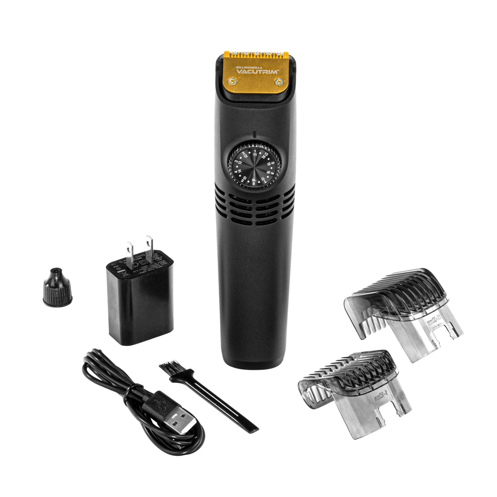 VacuTrim - Rechargeable Trimmer with Built-In Vacuum