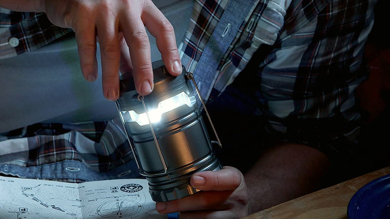 Bell + Howell TacLight Lantern Battery Powered Portable LED Collapsible Camping & Outdoor Torch