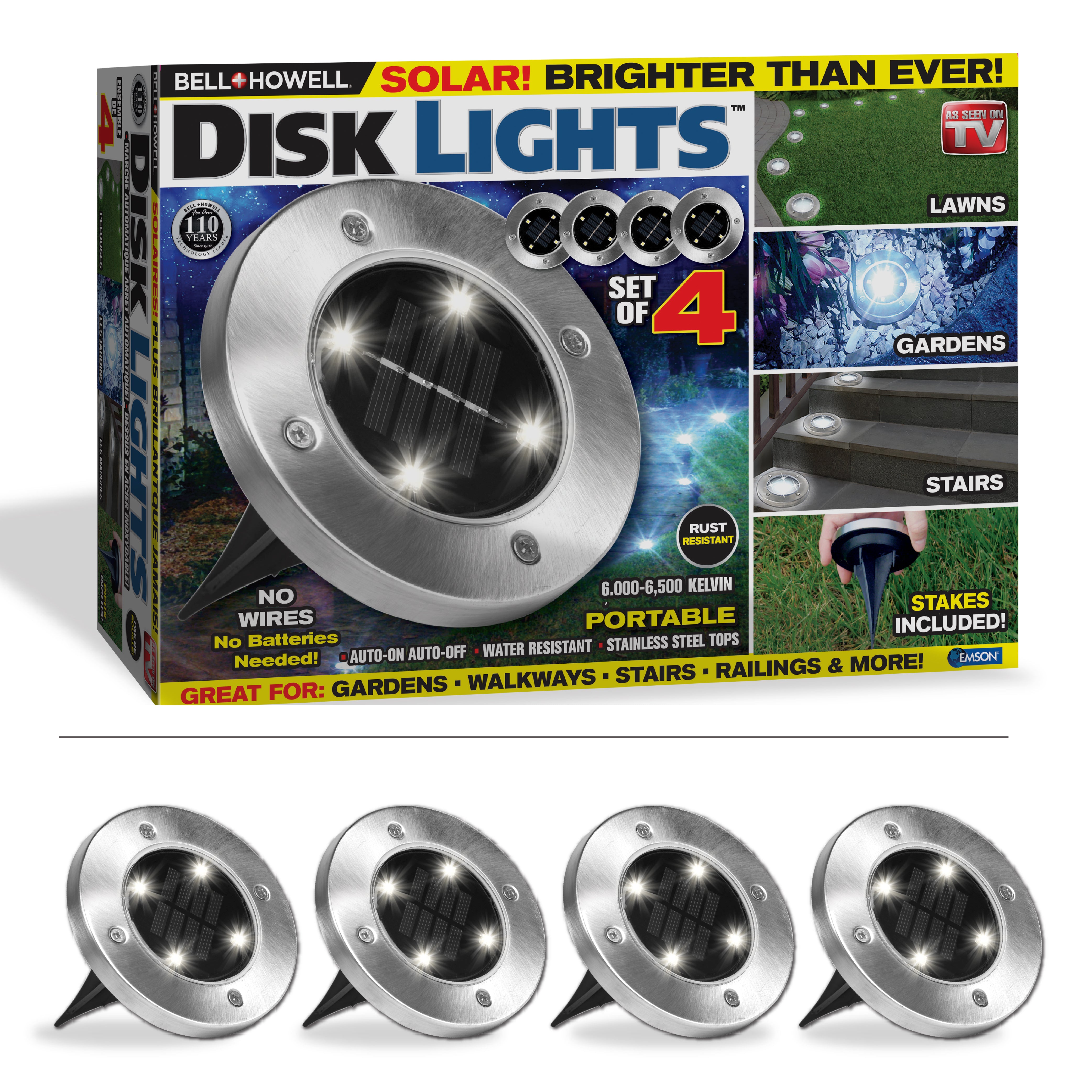 Solar Disk Lights – Bell + Howell