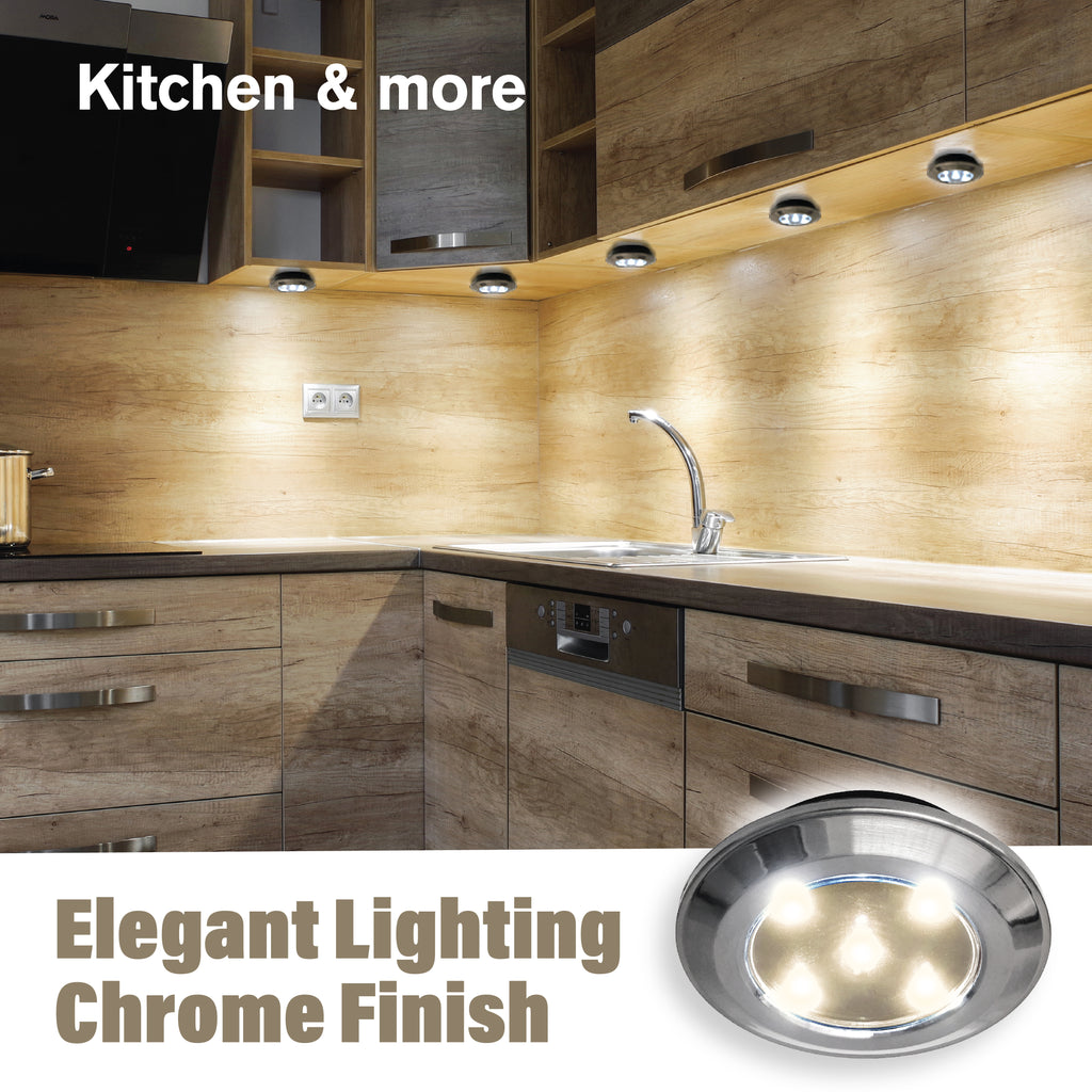 Bell + Howell 3-pack Wireless LED Night Light with Remote Control - 40 Lumen, 3000K Warm Lighting