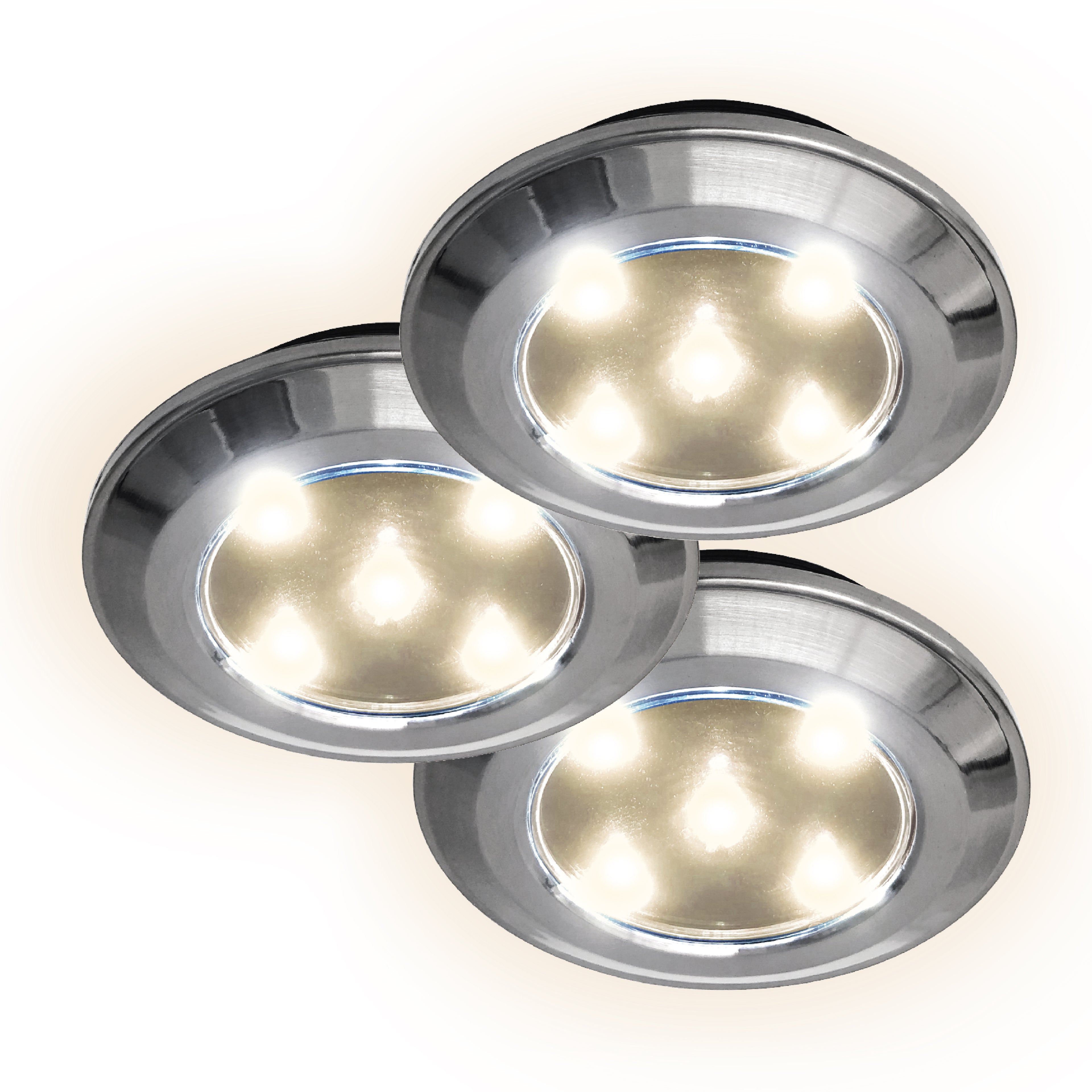 Bell + Howell 3-pack Wireless LED Night Light with Remote Control - 40 Lumen, 3000K Warm Lighting