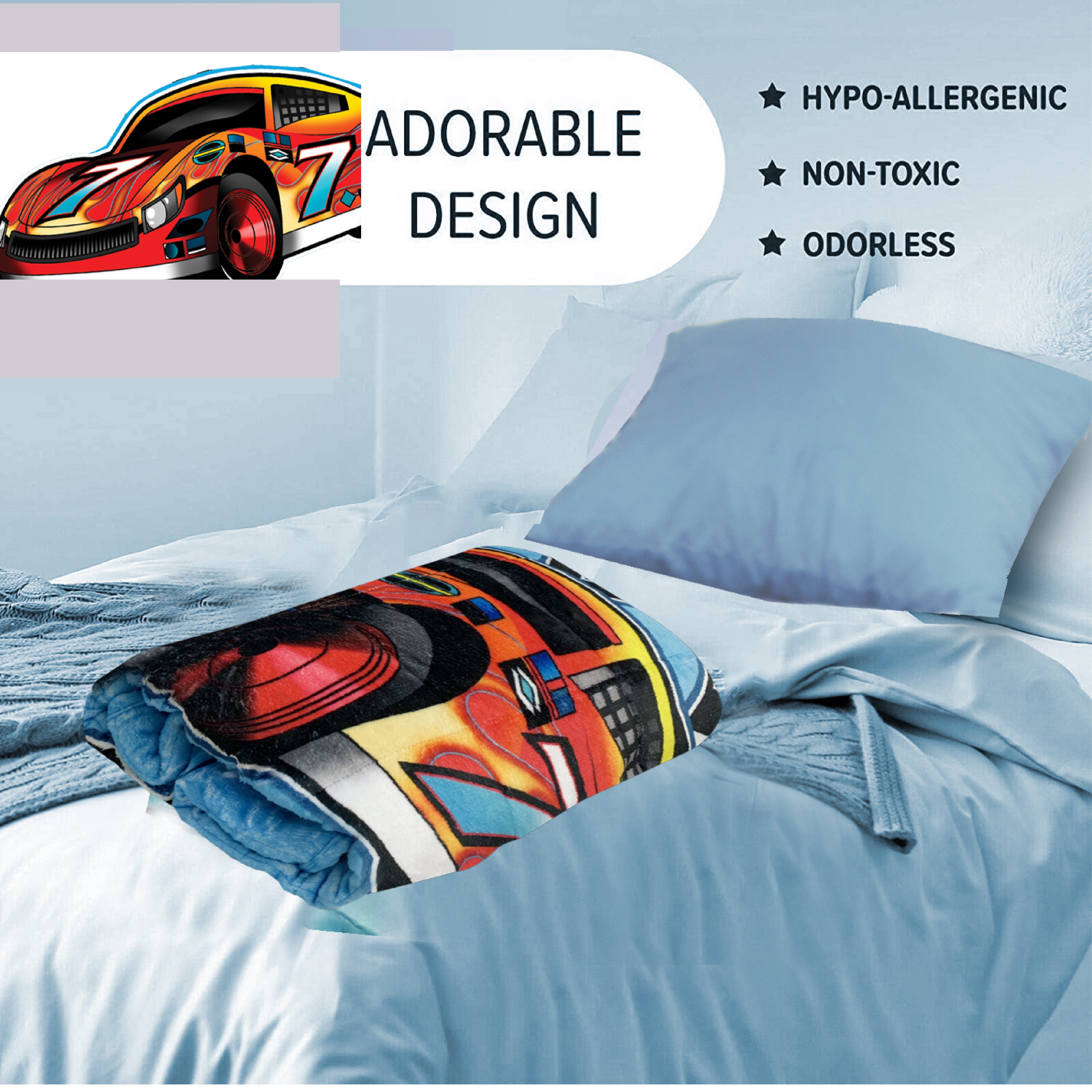 Bell + Howell Kids 7LB Weighted Blanket: A Soothing Embrace for Restful Sleep