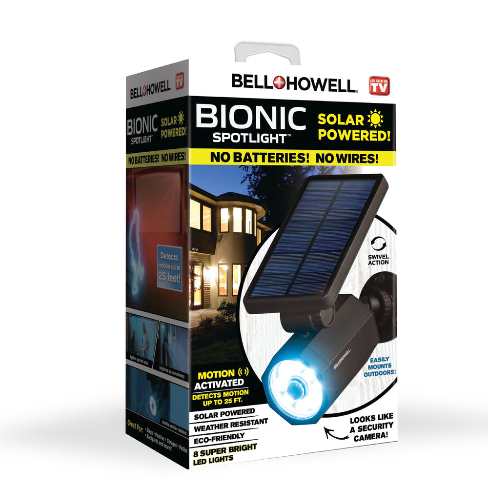 Bell + Howell Bionic Spotlight - Solar Powered Motion Sensor