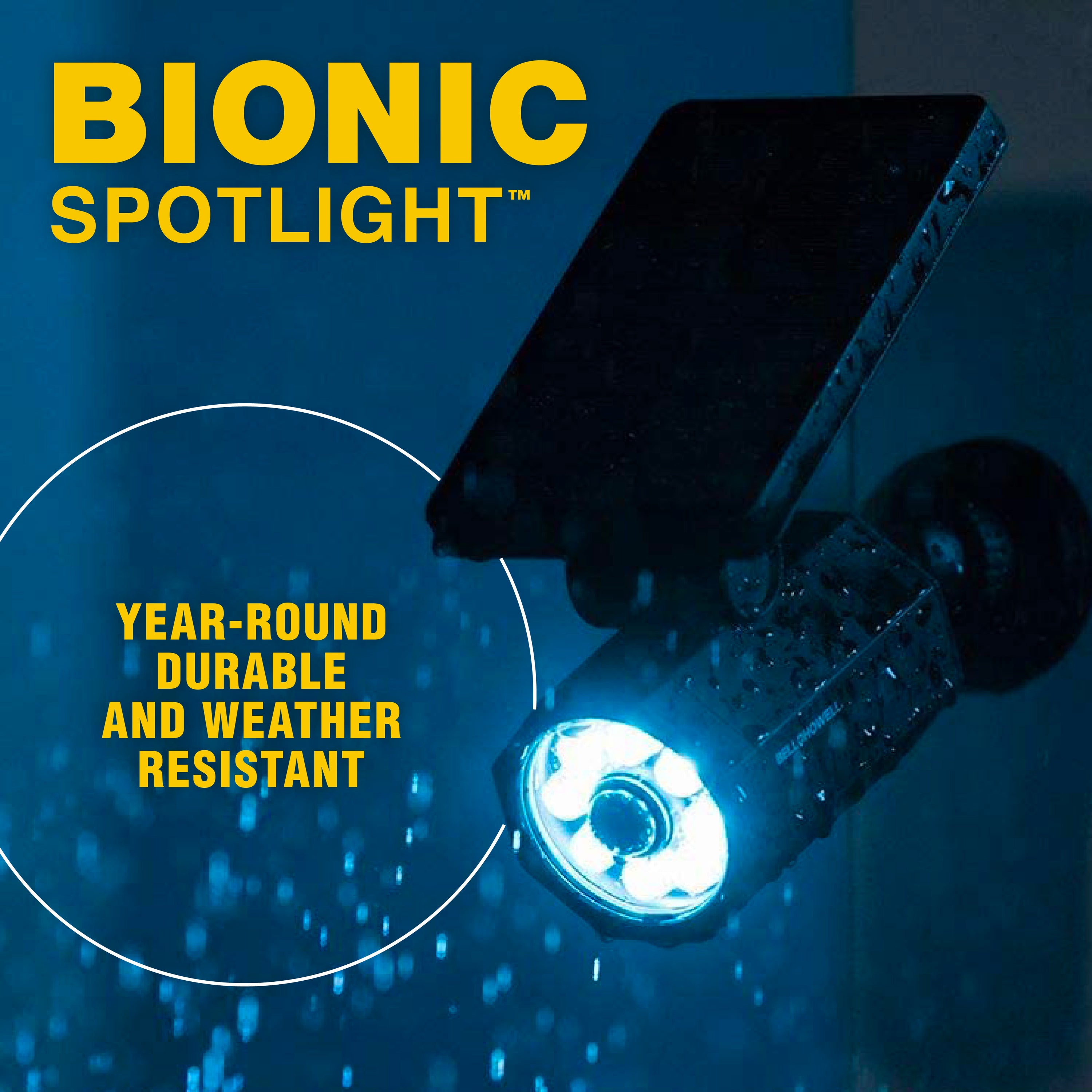 Bell + Howell Bionic Spotlight - Solar Powered Motion Sensor