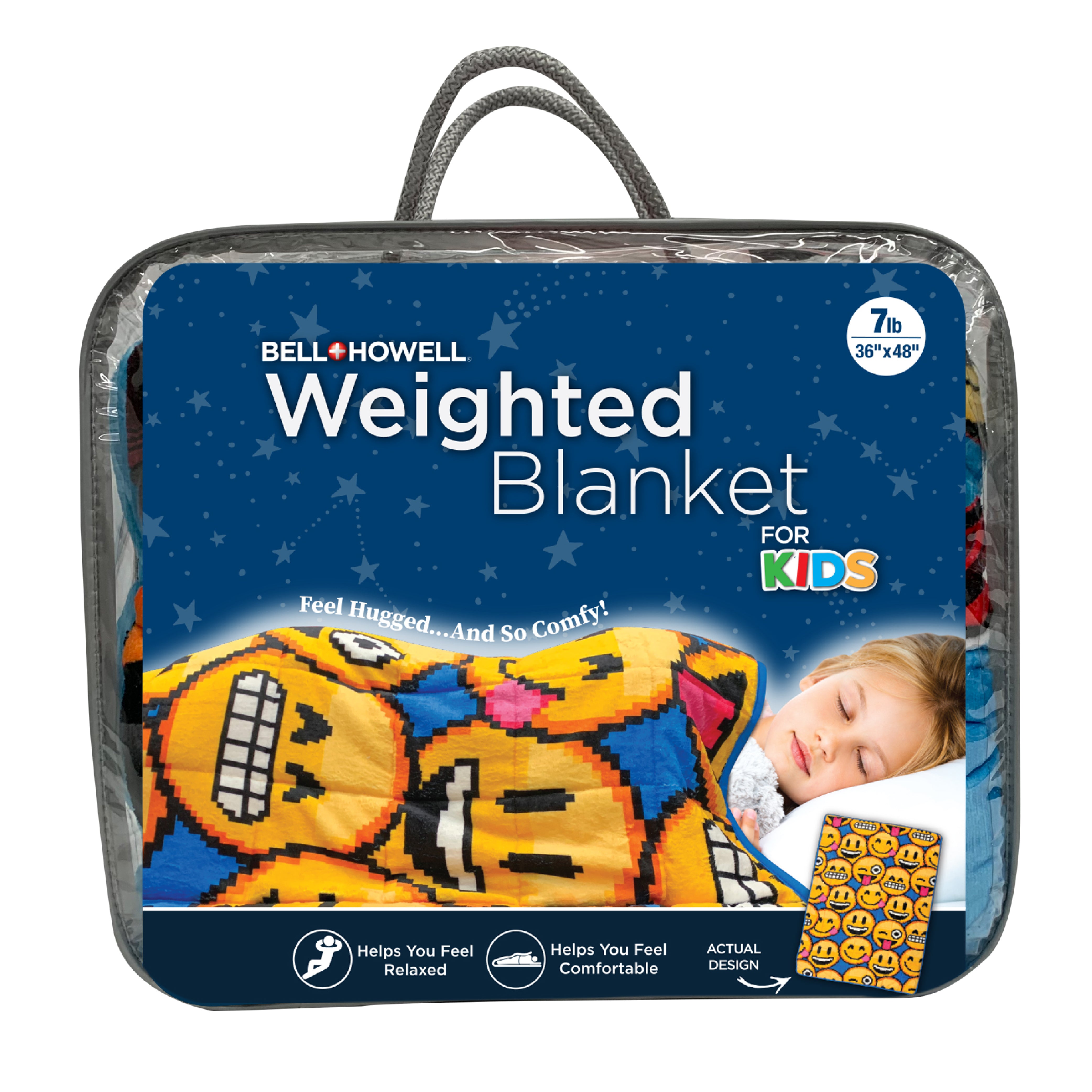 Bell Howell Kids 7LB Weighted Blanket A Soothing Embrace for Restfu