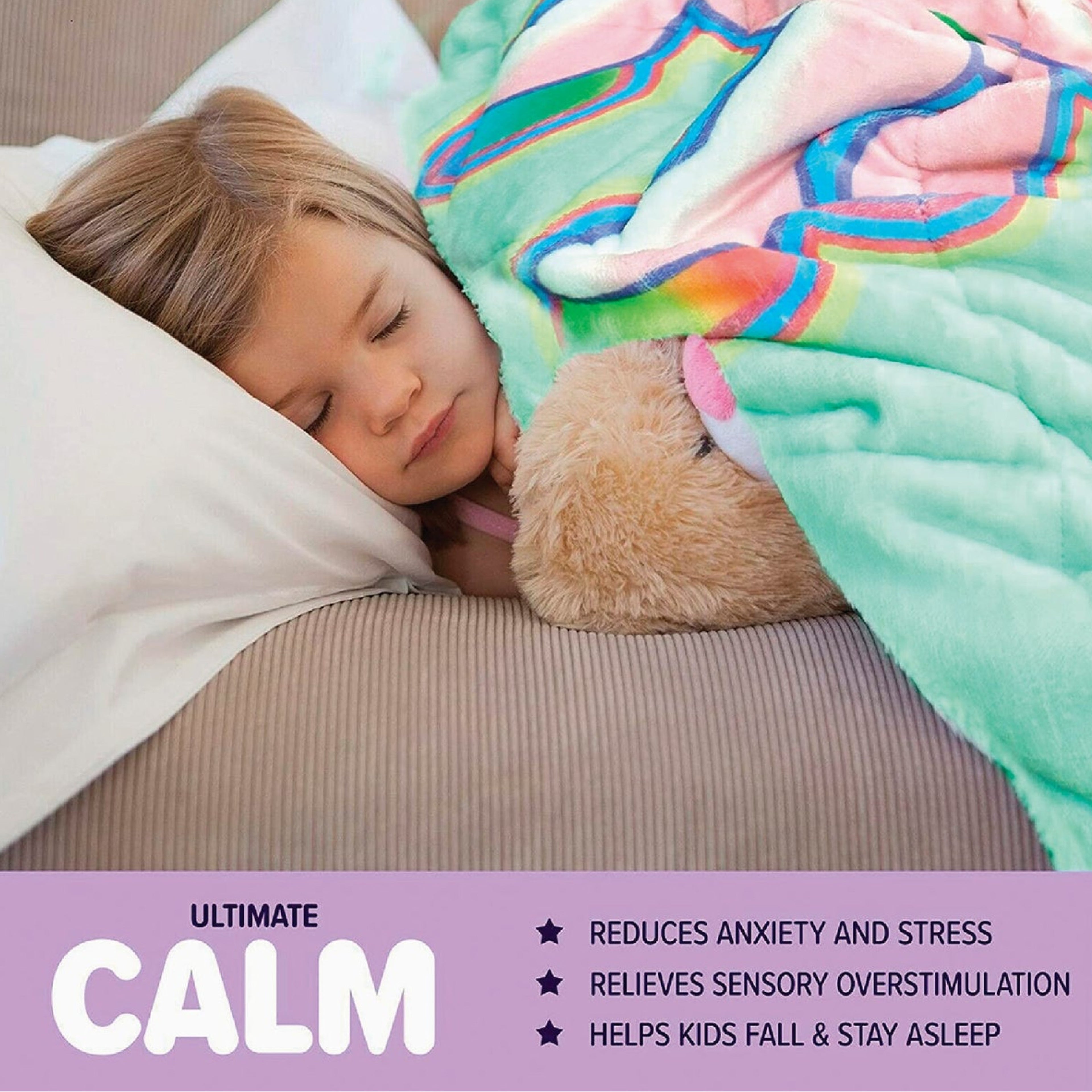 Bell + Howell Kids 7LB Weighted Blanket: A Soothing Embrace for Restful Sleep