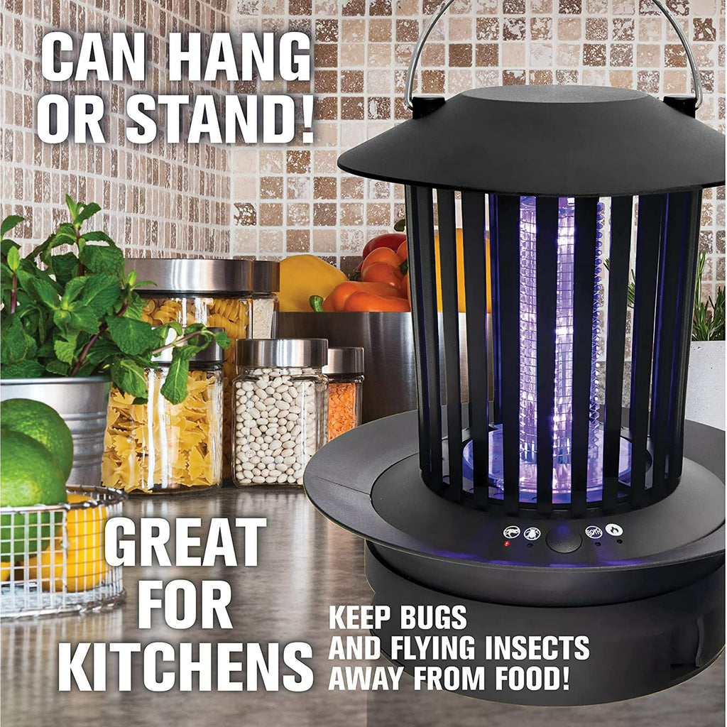 Monster Double Zapper 18-Watt Rechargeable Electric Outdoor and Indoor UV Light Insect Zapper