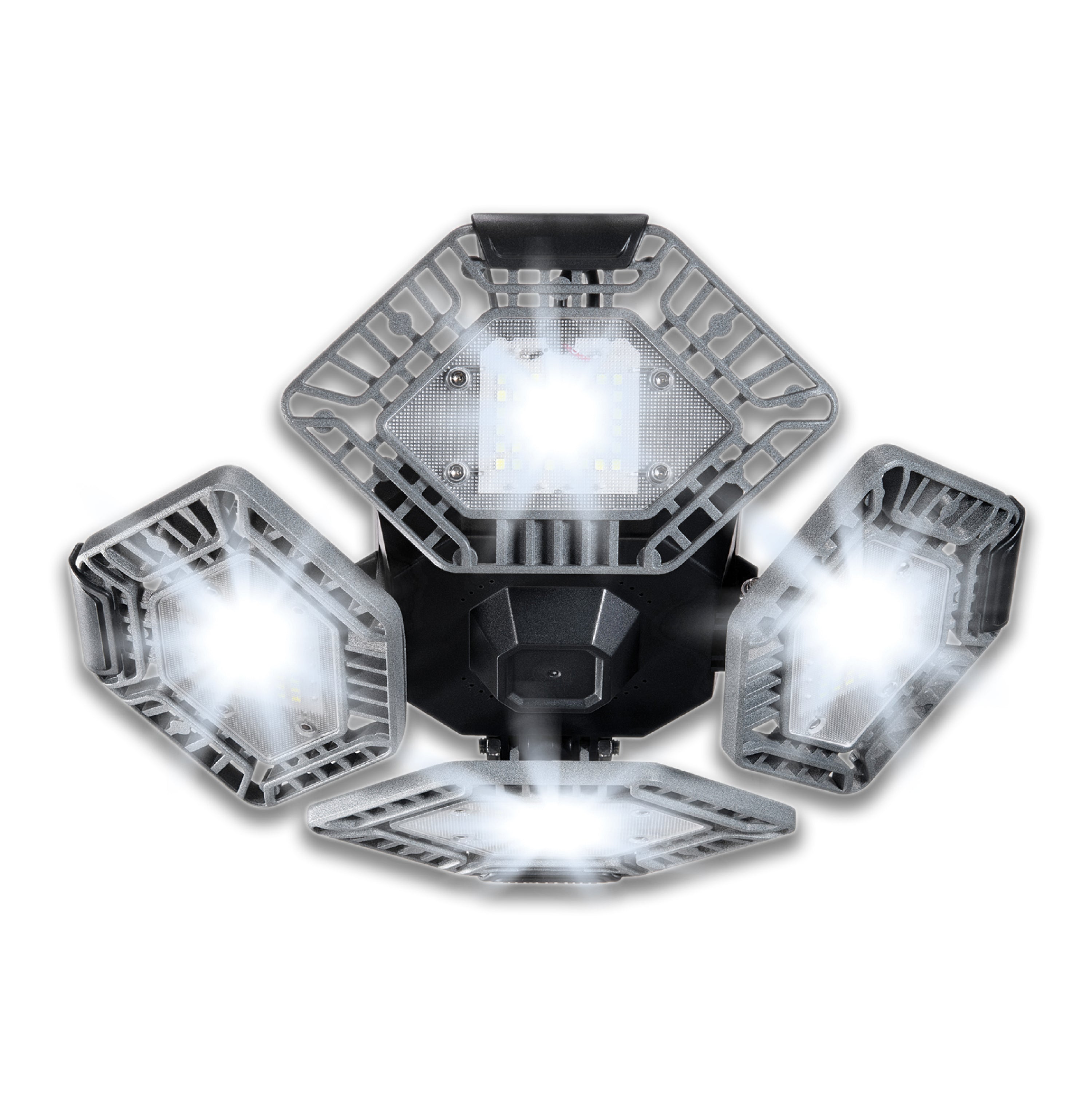 Bell+Howell Quadburst LED Lighting with 5,500 Lumens, 4 Multi-Directional Panels with 192 Ultra High-Intensity LED Bulbs, Simple Installation and Wireless