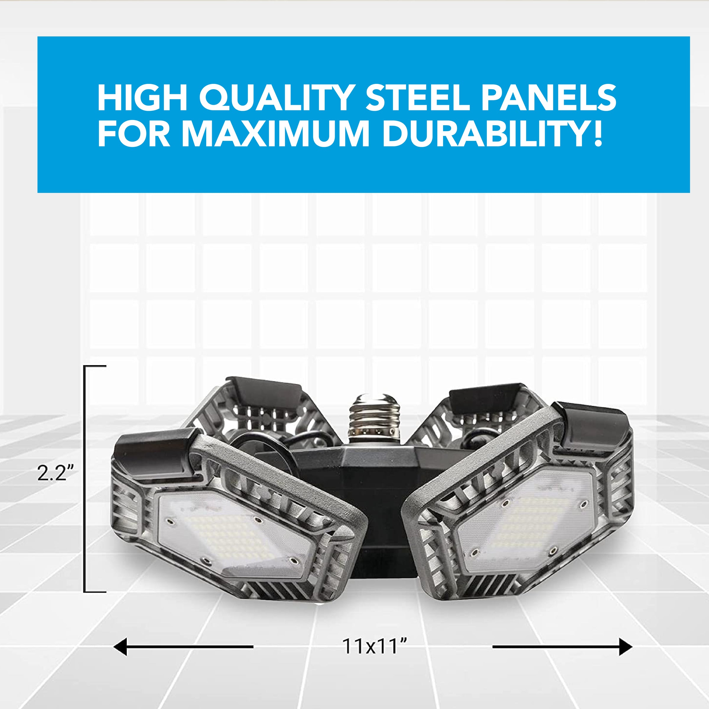 Bell+Howell Quadburst LED Lighting with 5,500 Lumens, 4 MultiDirectio