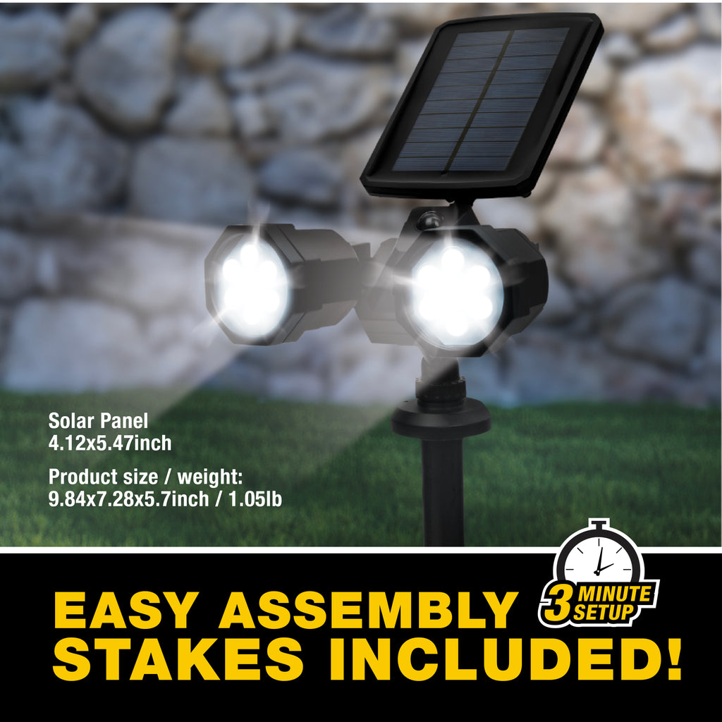 Bionic Spotlight Duo Solar Powered Spotlight