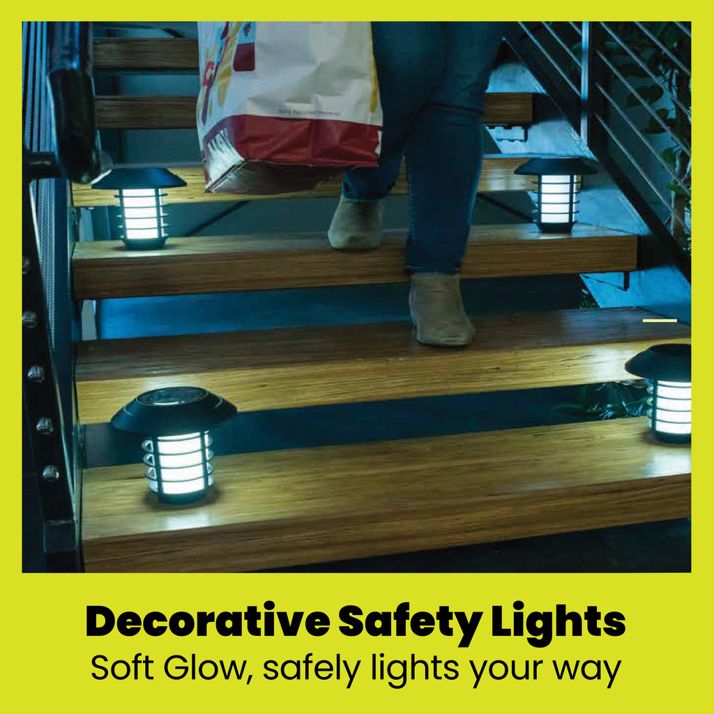 Bell + Howell Smart Solar Pathway Lights with Remote Control- 4 Pack