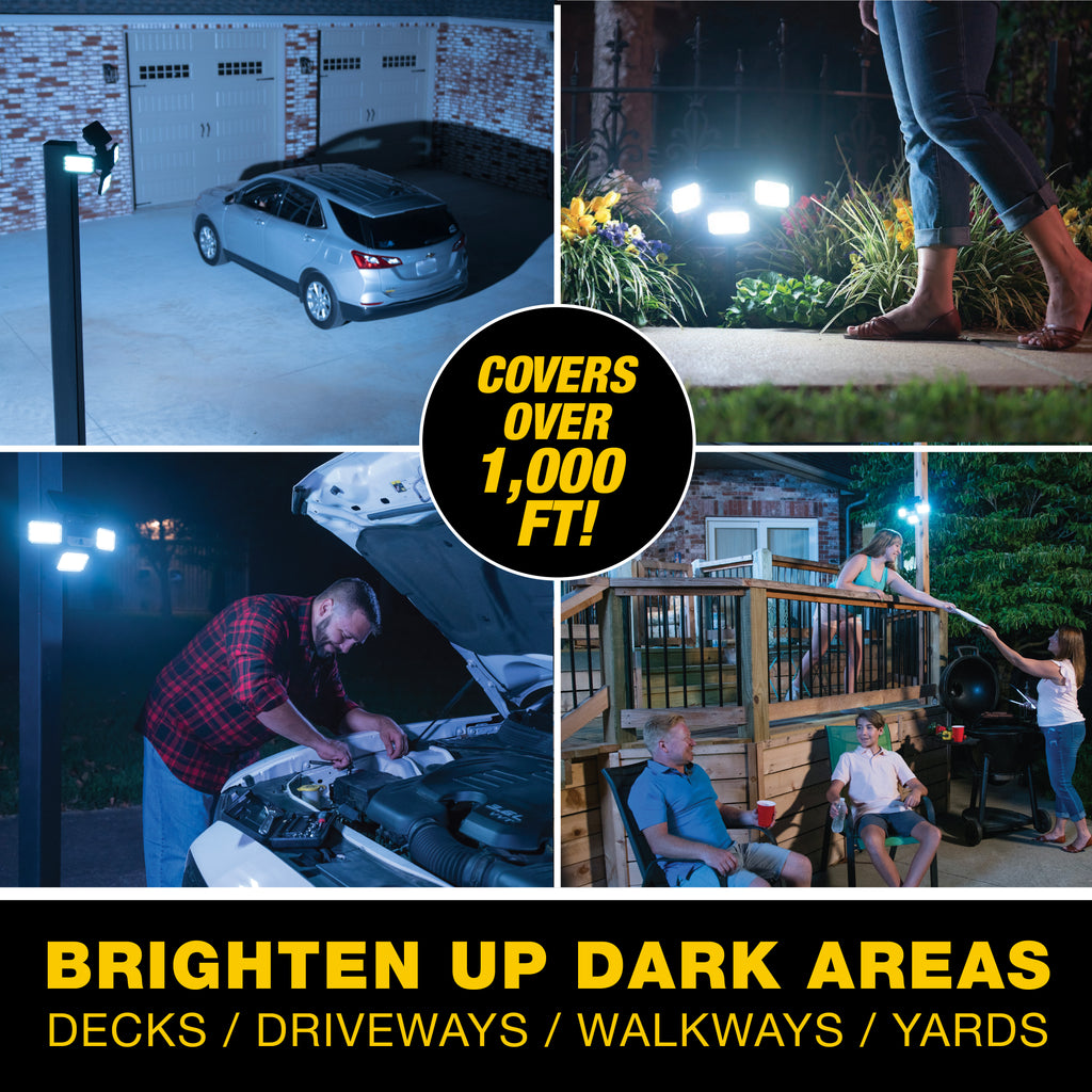 The Original Bell + Howell Bionic Remote Controlled Motion Activated Solar Floodlight