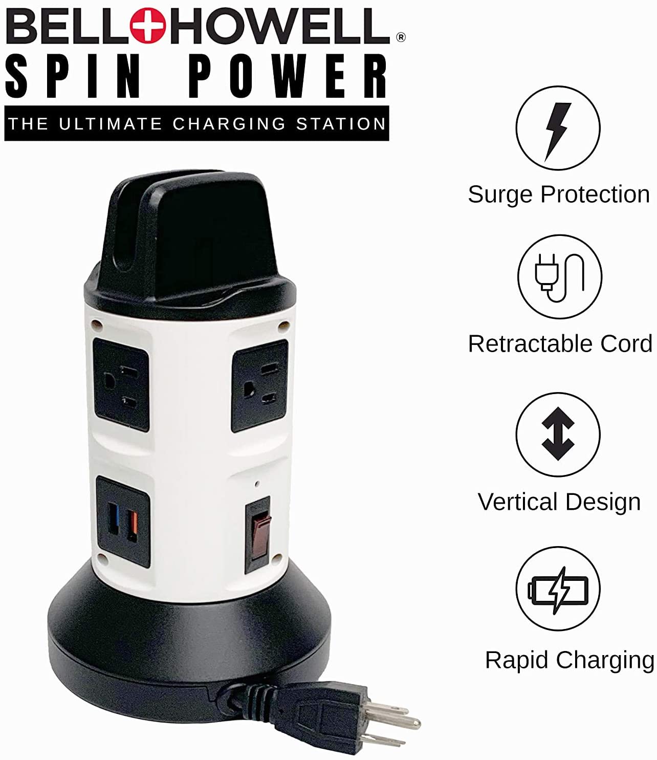 Bell + Howell Spin Power Tower