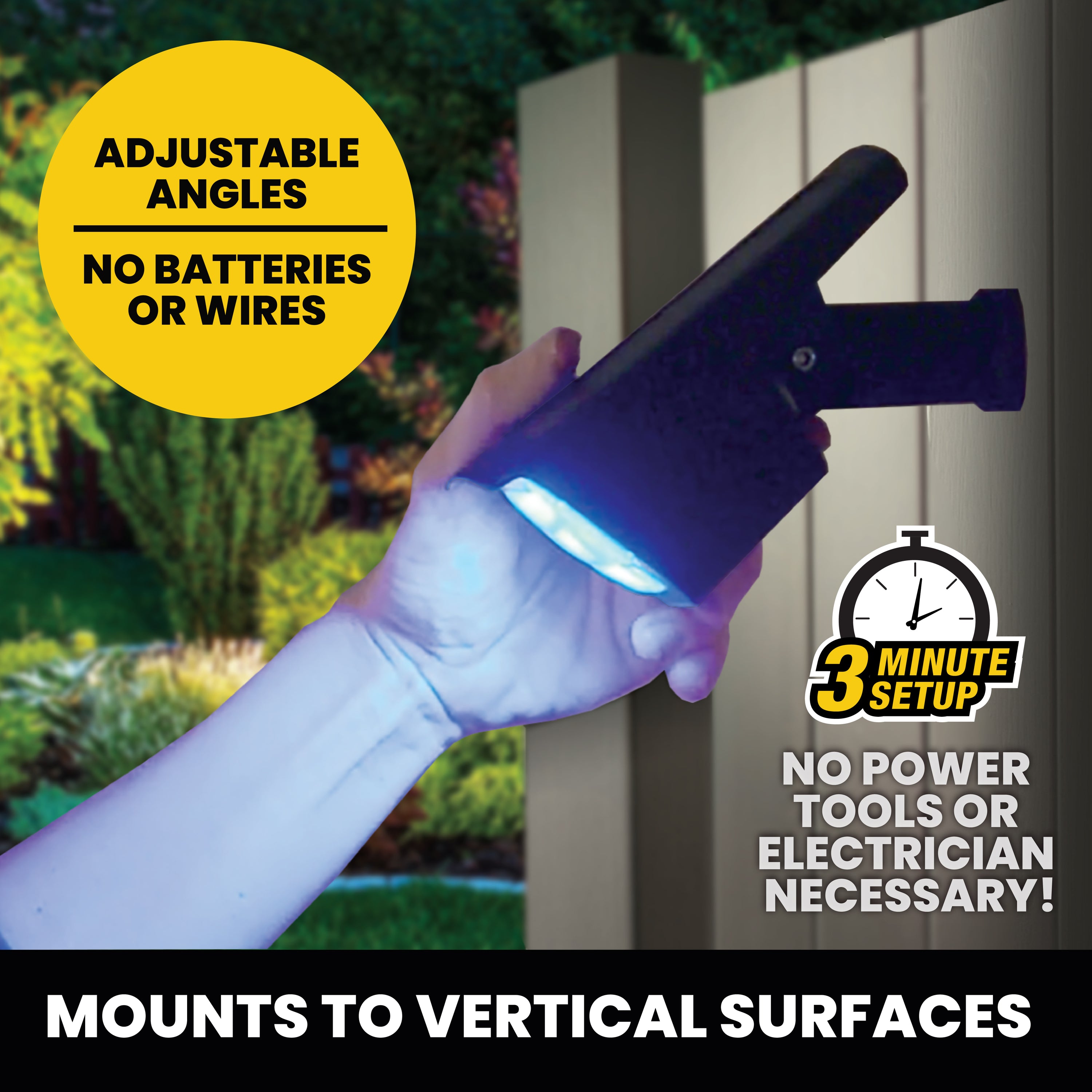 bell + howell bionic grow burst plant light Bell + Howell Bionic Color Burst Solar Powered Spotlight (2 pack)