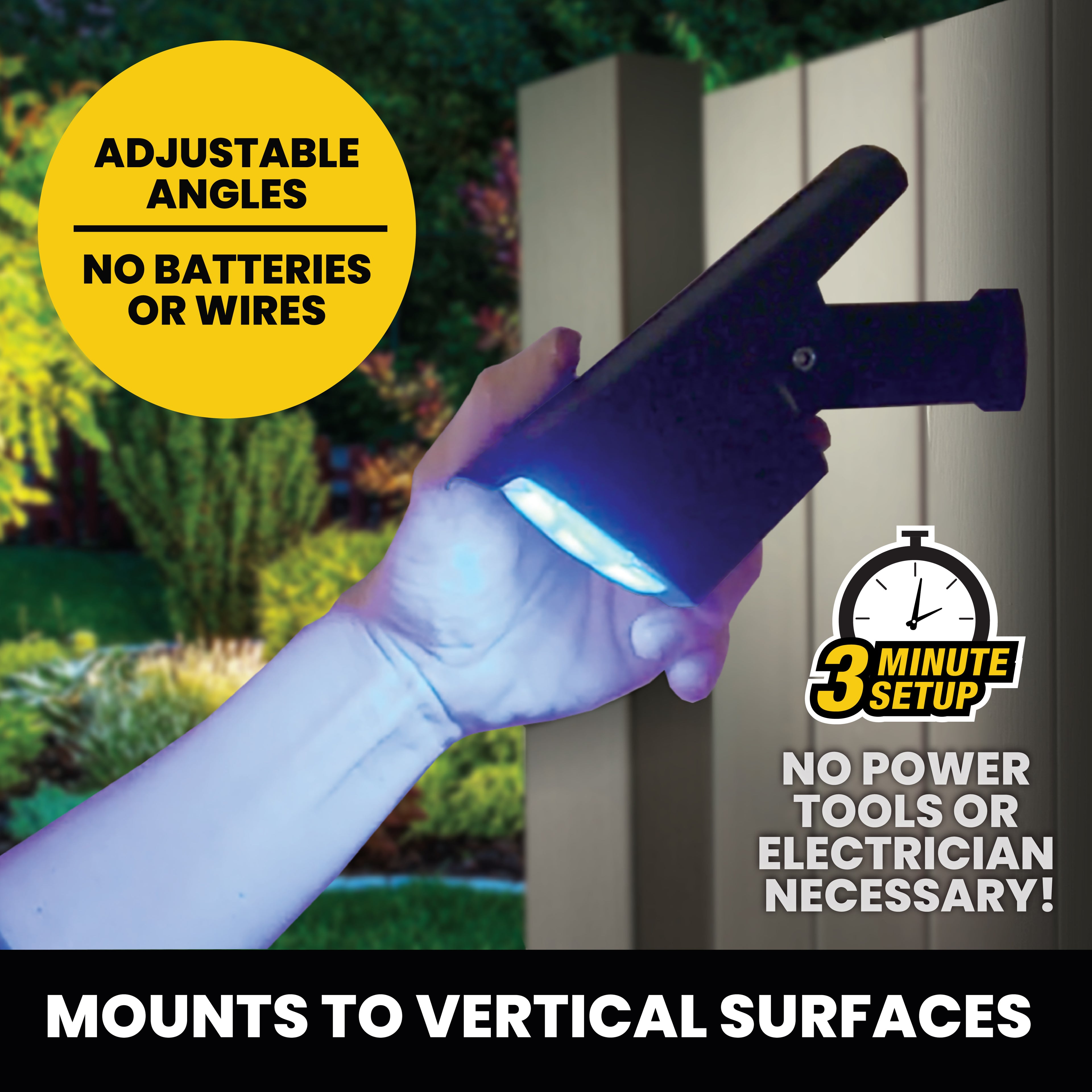 Bell + Howell Bionic Color Burst Solar Powered Spotlight (2 pack)