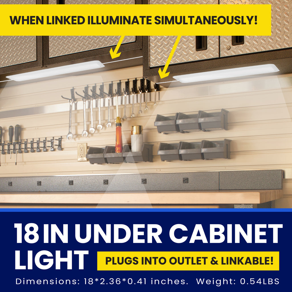 Bell + Howell Bionic 18" Motion Activated Under Cabinet Lights
