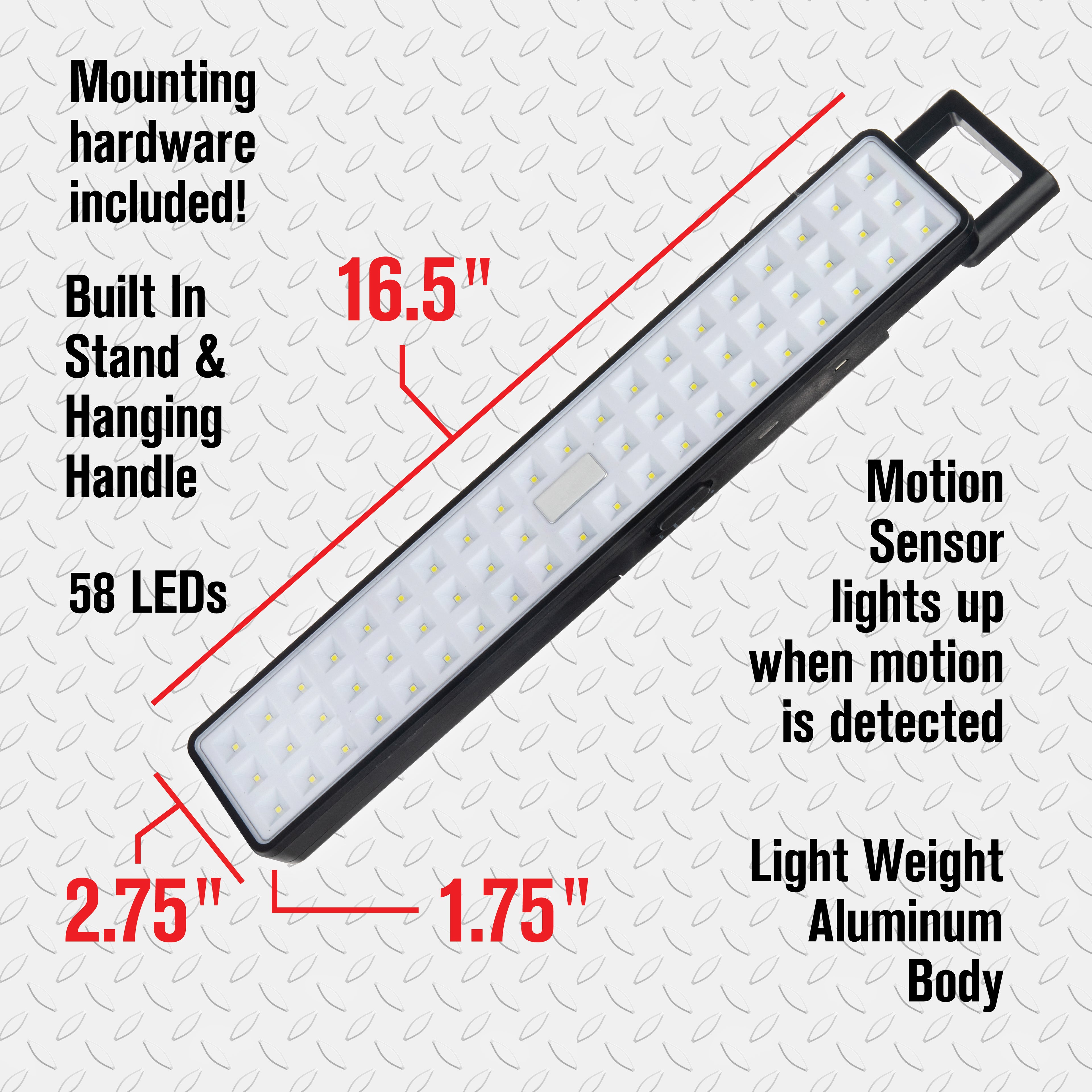 Motion Activated Light Bar 1000 Lumens