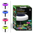 Bell + Howell Pathway & Landscape Color Disk - Color Changing Disk Lights - 4 Pack
