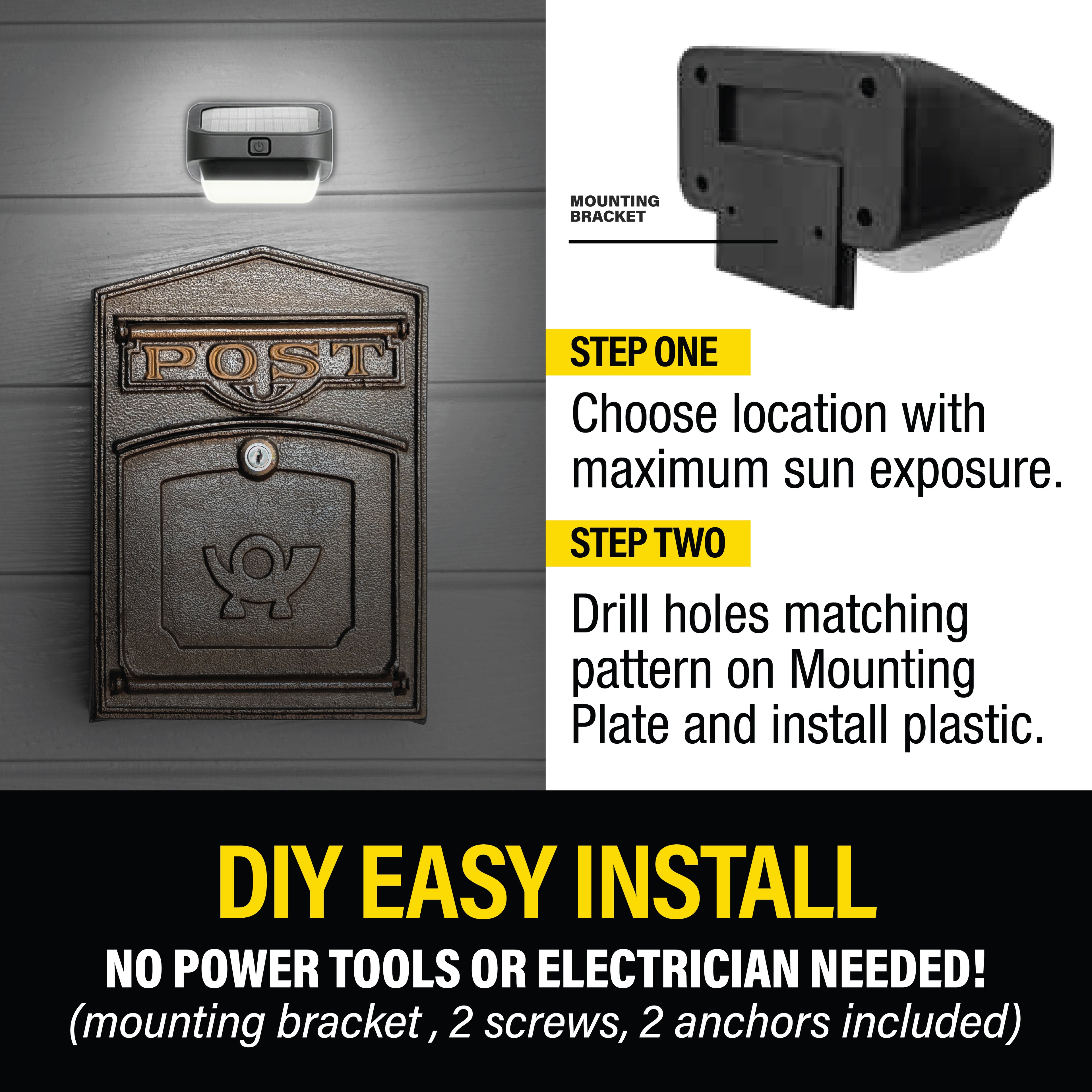 Bell + Howell Solar Led Deck/Fence Lights