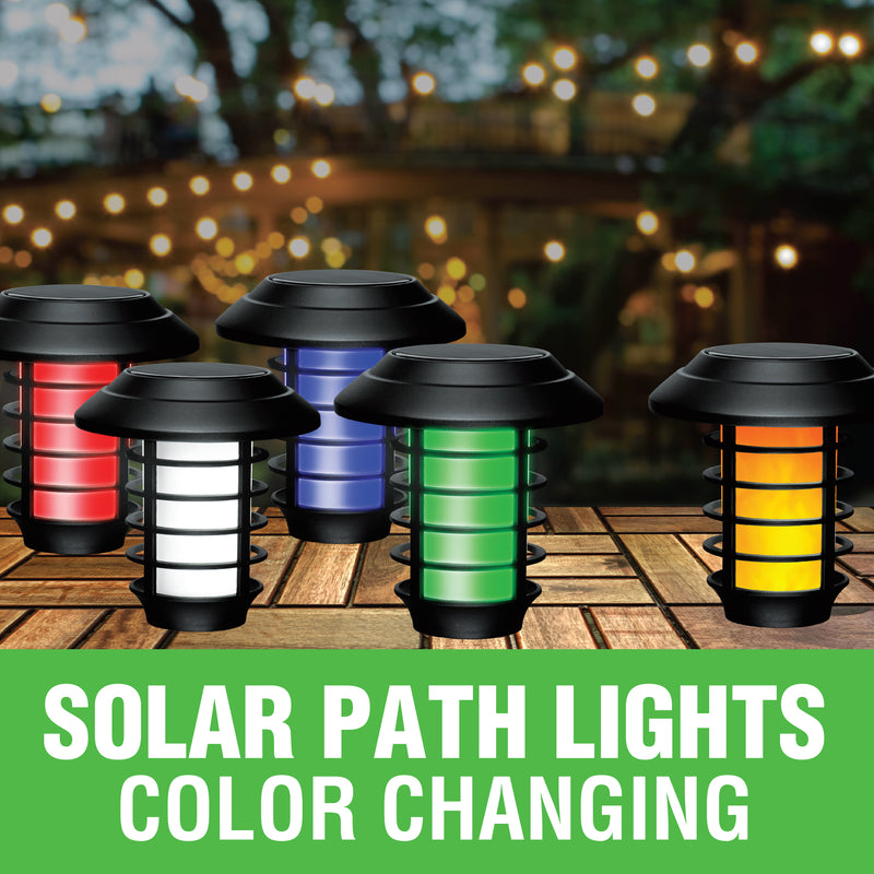 Bell + Howell Color Changing Solar Pathway Lights- 4 pack multipack