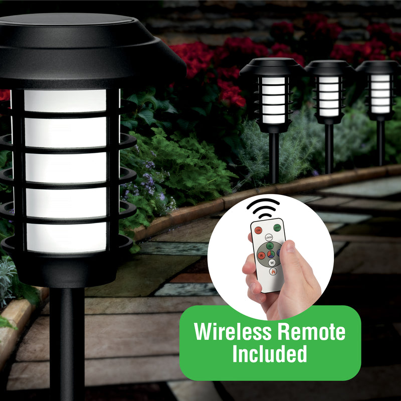 Bell + Howell Color Changing Solar Pathway Lights- 4 pack multipack