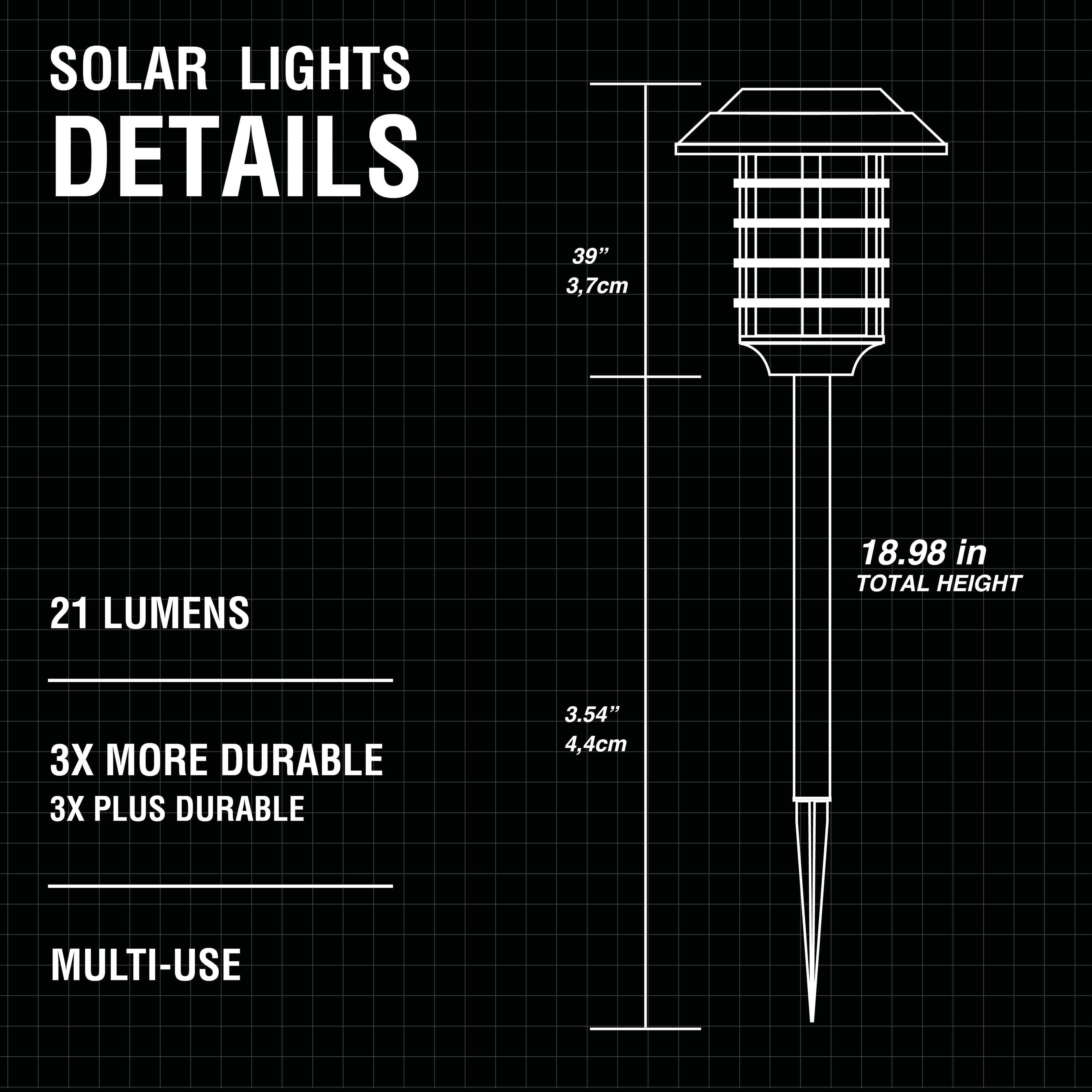 Bell + Howell Color Changing Solar Pathway Lights- 4 pack multipack