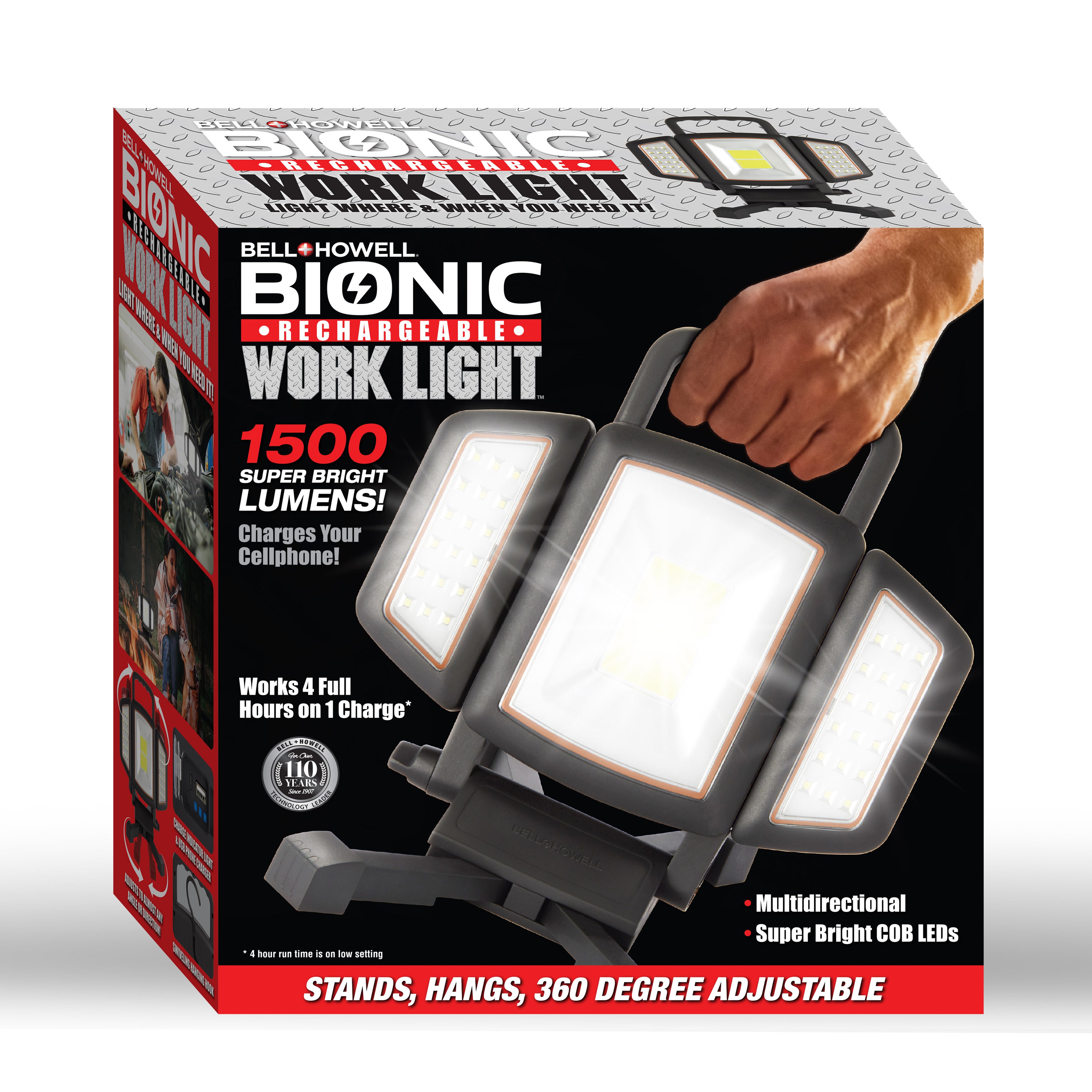 Bionic Solar Work Light 1500 Lumens