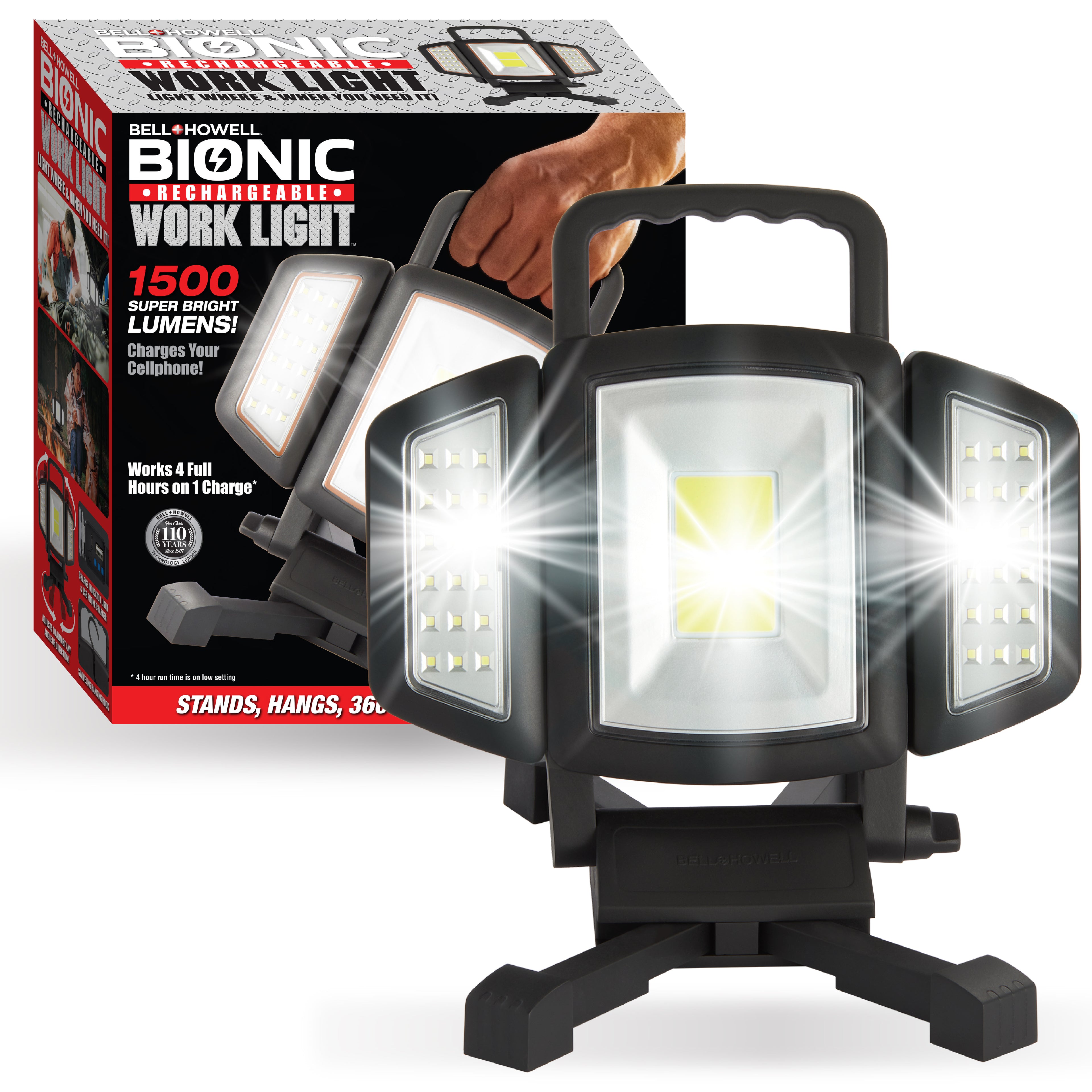 Bionic Solar Work Light 1500 Lumens