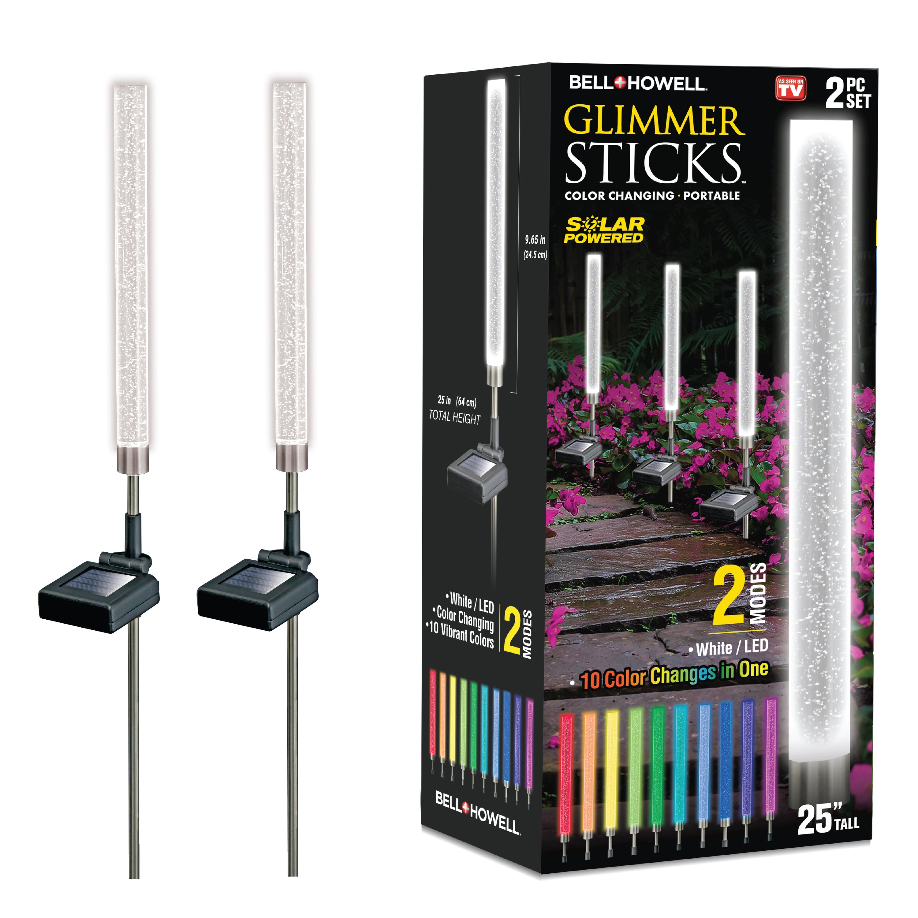 Solar Glimmer Sticks 2 Pack