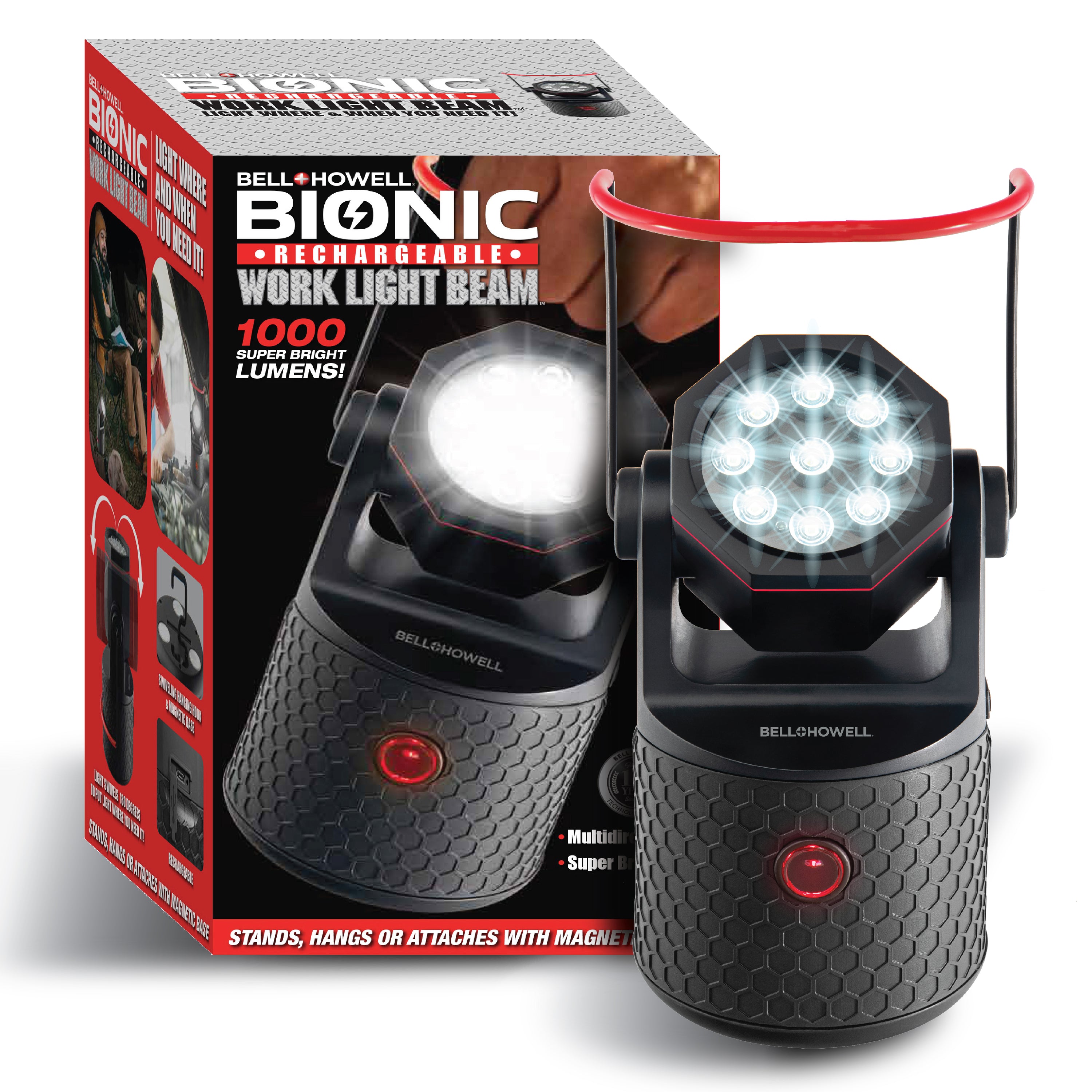 Bell + Howell Bionic Work Light Beam 1000 Lumens