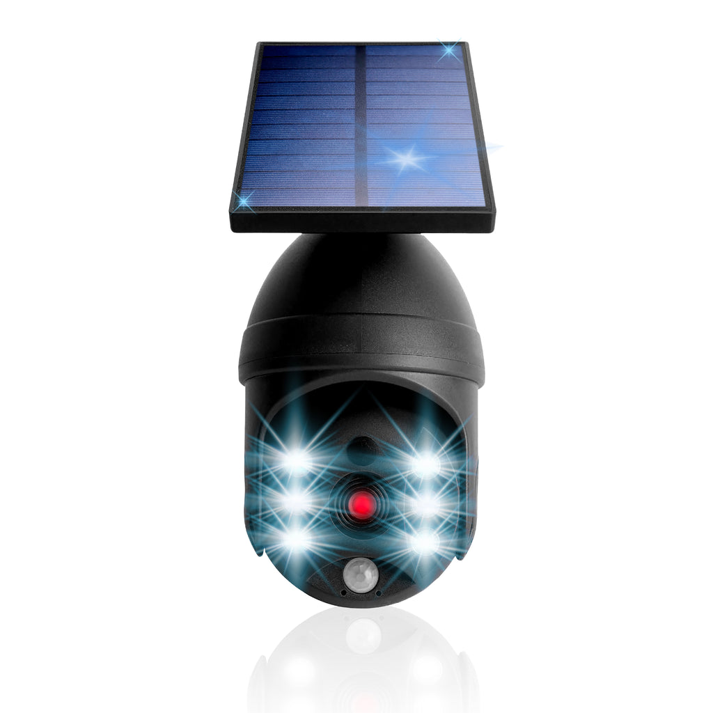 Bell + Howell Bionic Spotlight Security Extreme Solar Powered, Motion Sensor, Red Light - Looks like a security camera!