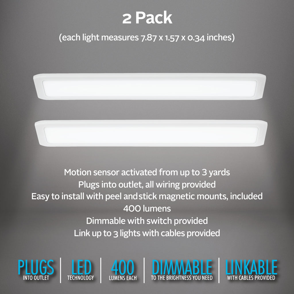 8" Under Cabinet Light 2 Pack