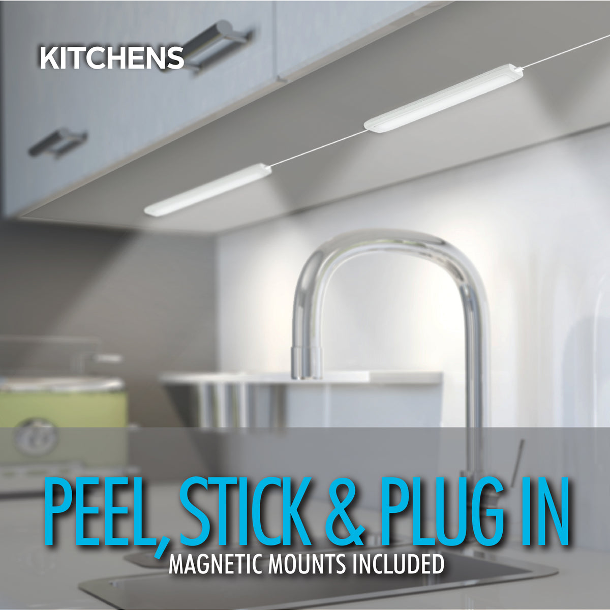8" Under Cabinet Light 2 Pack