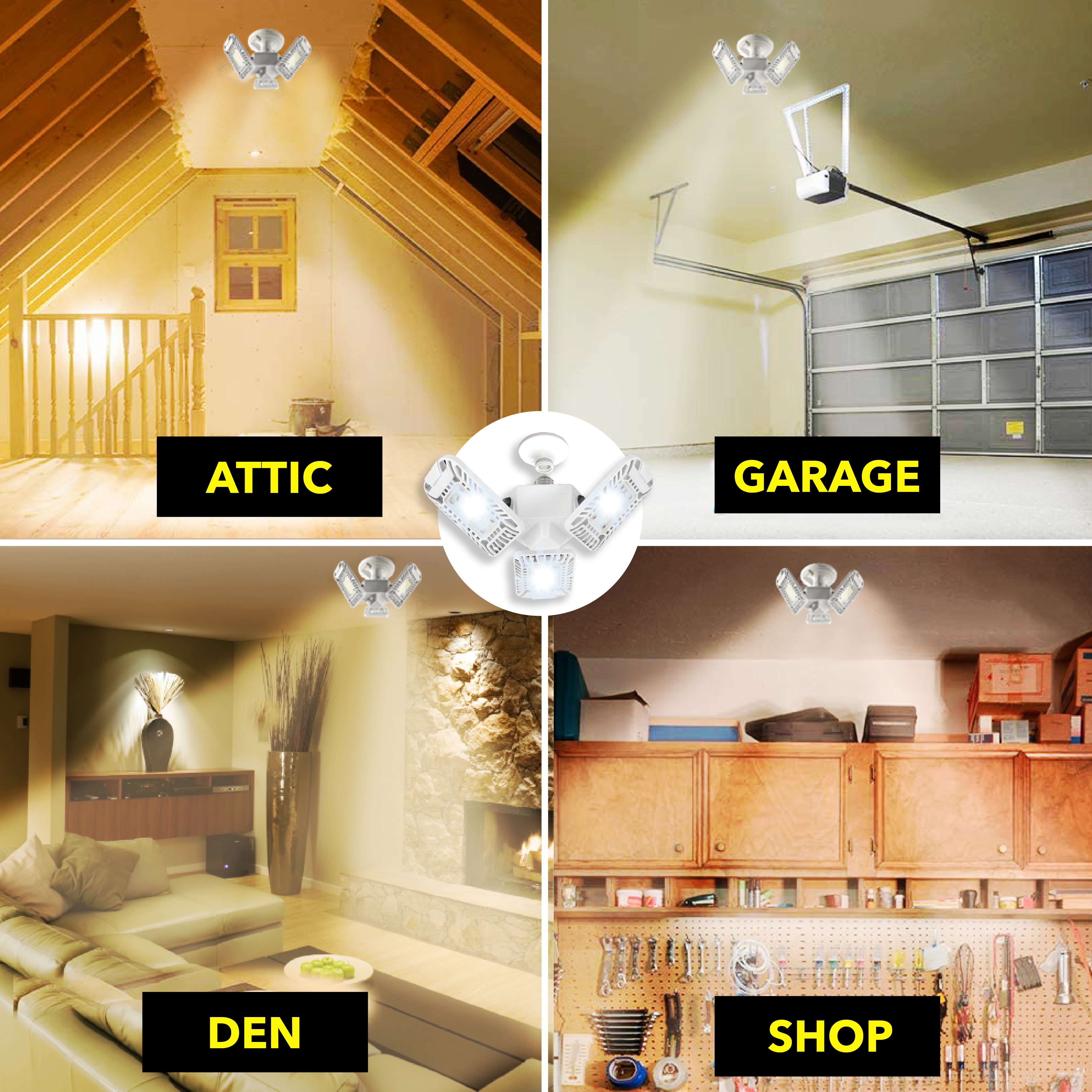 Bell + Howell Triburst Deluxe LED Panel 5500 Lumen White
