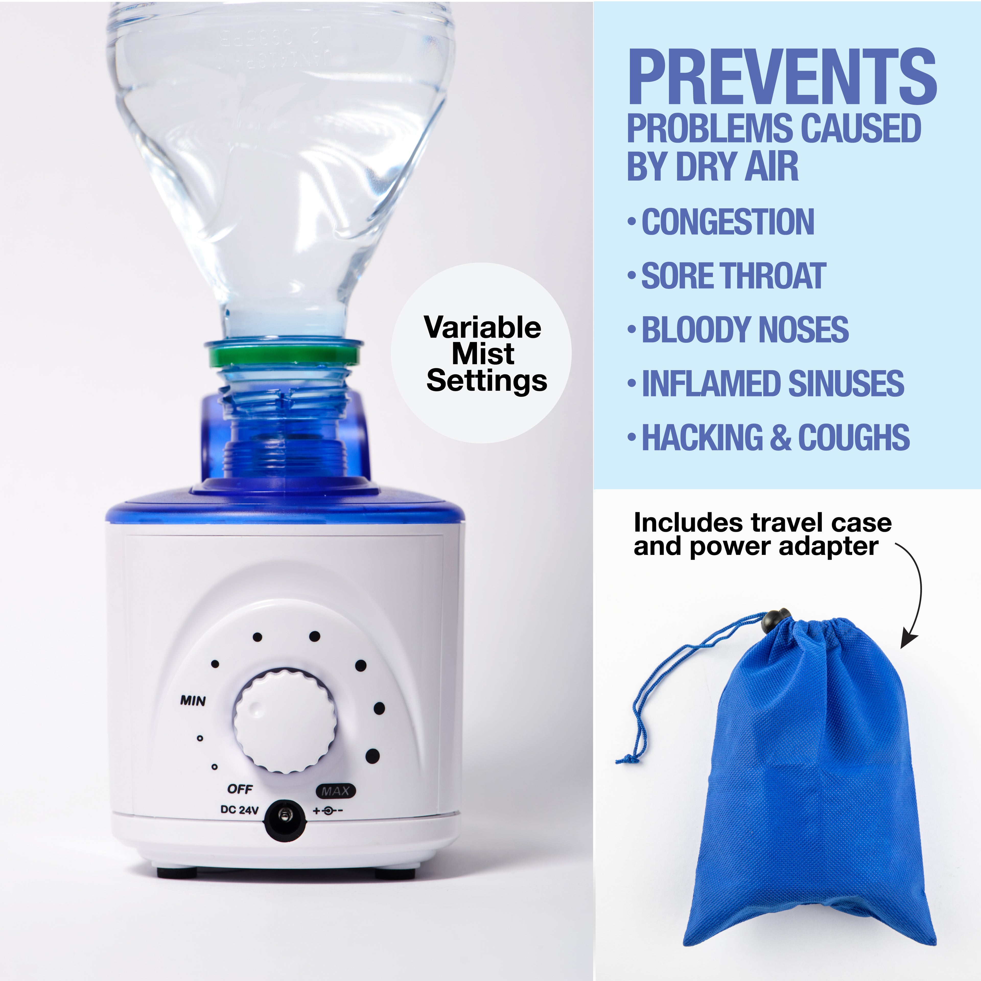 Sonic Breathe Ultrasonic portable humidifier