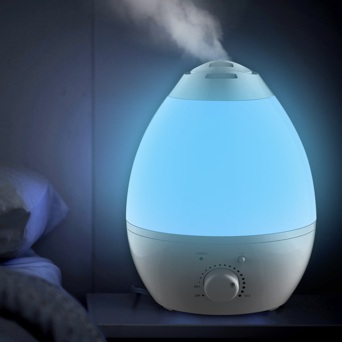 Color Changing Humidifier Square Bell + Howell Ultrasonic Color Changing Humidifier