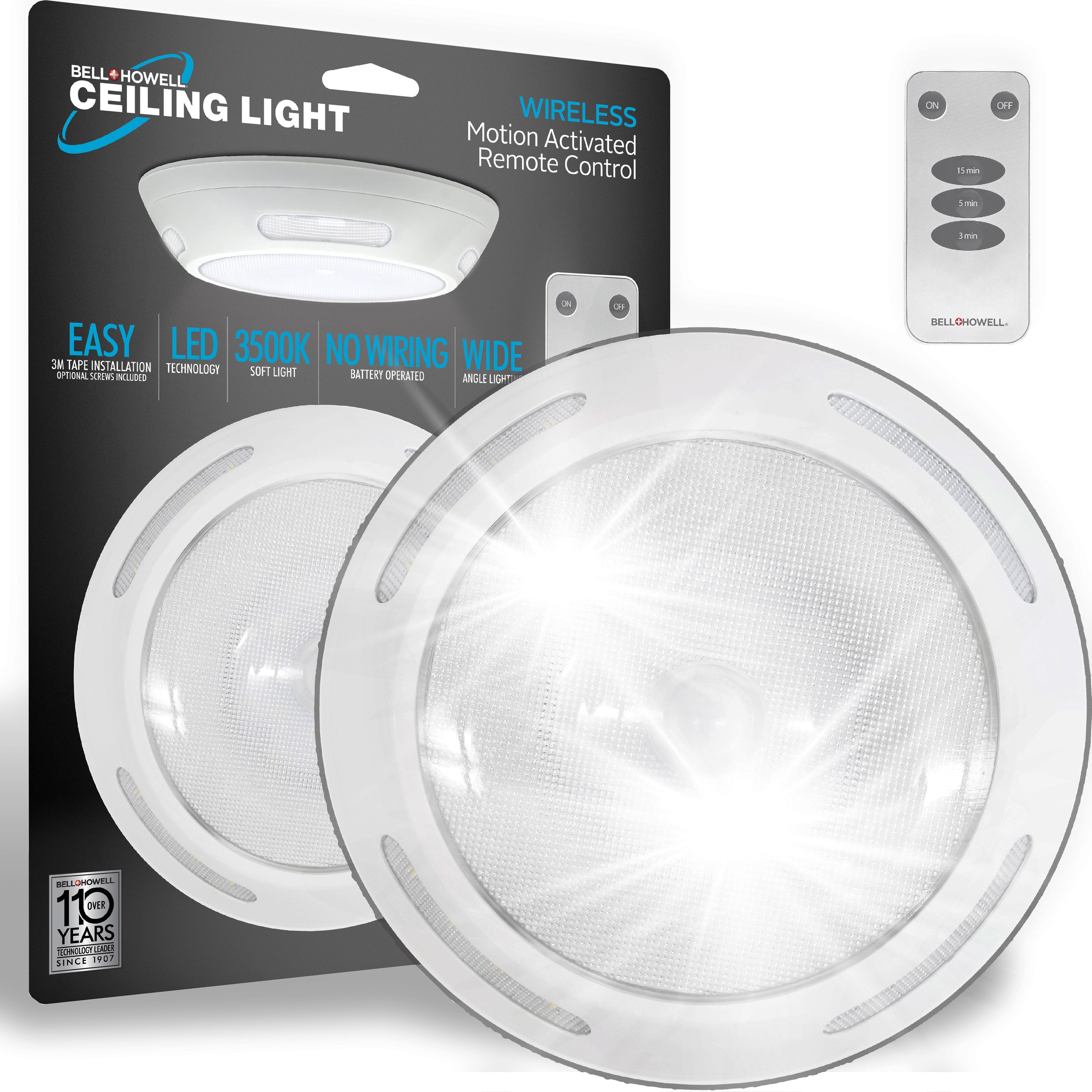 Bionic Motion Activated Compact Ceiling Light