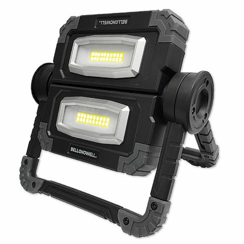 Bell+Howell Worklight 360 PRO Waterproof Portable Folding Worklight Heavy-Duty Flood Light Dual Lighting Multi Position Original As Seen On TV