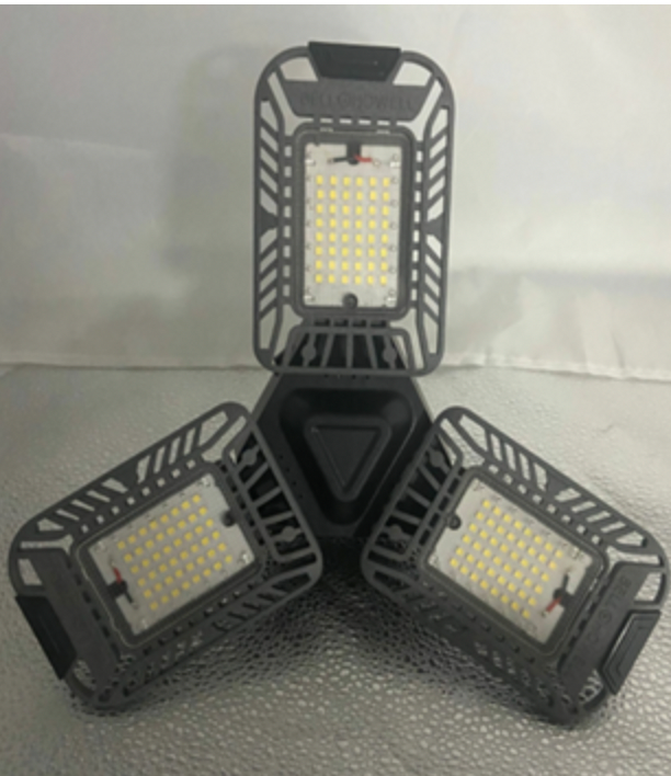 Bell+Howell Triburst Motion Activated LED Garage Light 4000 Lumen High Intensity Lighting with 144 LED Bulbs, Multi-Directional Triple Panel LED Shop Light, Ceiling Light, and Garage Lighting