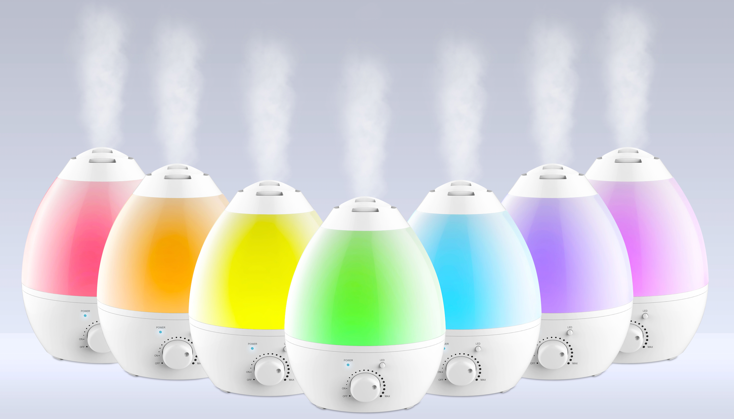 Bell + Howell Ultrasonic Color Changing Humidifier