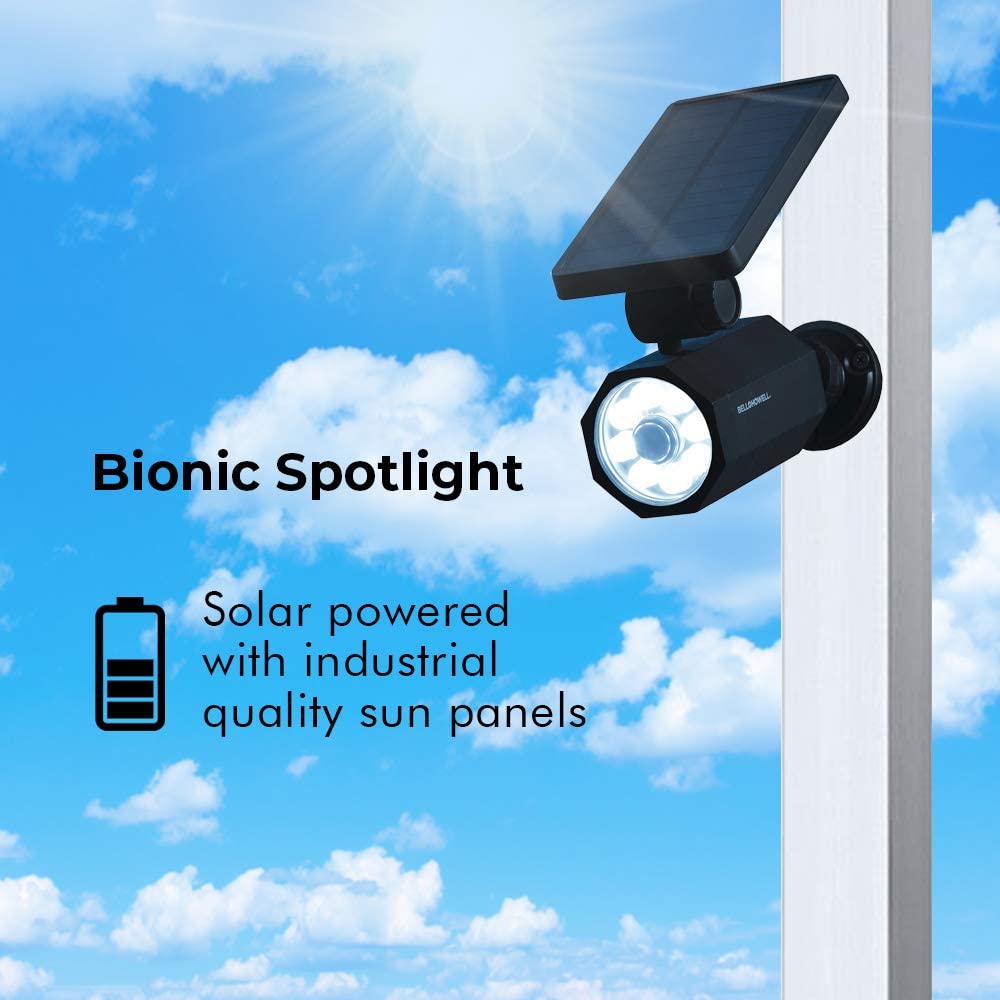 Bell + Howell Bionic Spotlight - Solar Powered Motion Sensor