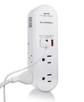 Bell + Howell Swivel Power, Power Strip w/Surge Protection Rapid, Swiveling Charging Station USB Outlet Extender – with Electrical, USB-C, USB-A 125VAC / 60Hz / 10A / 1250WMax, UL STD 498A